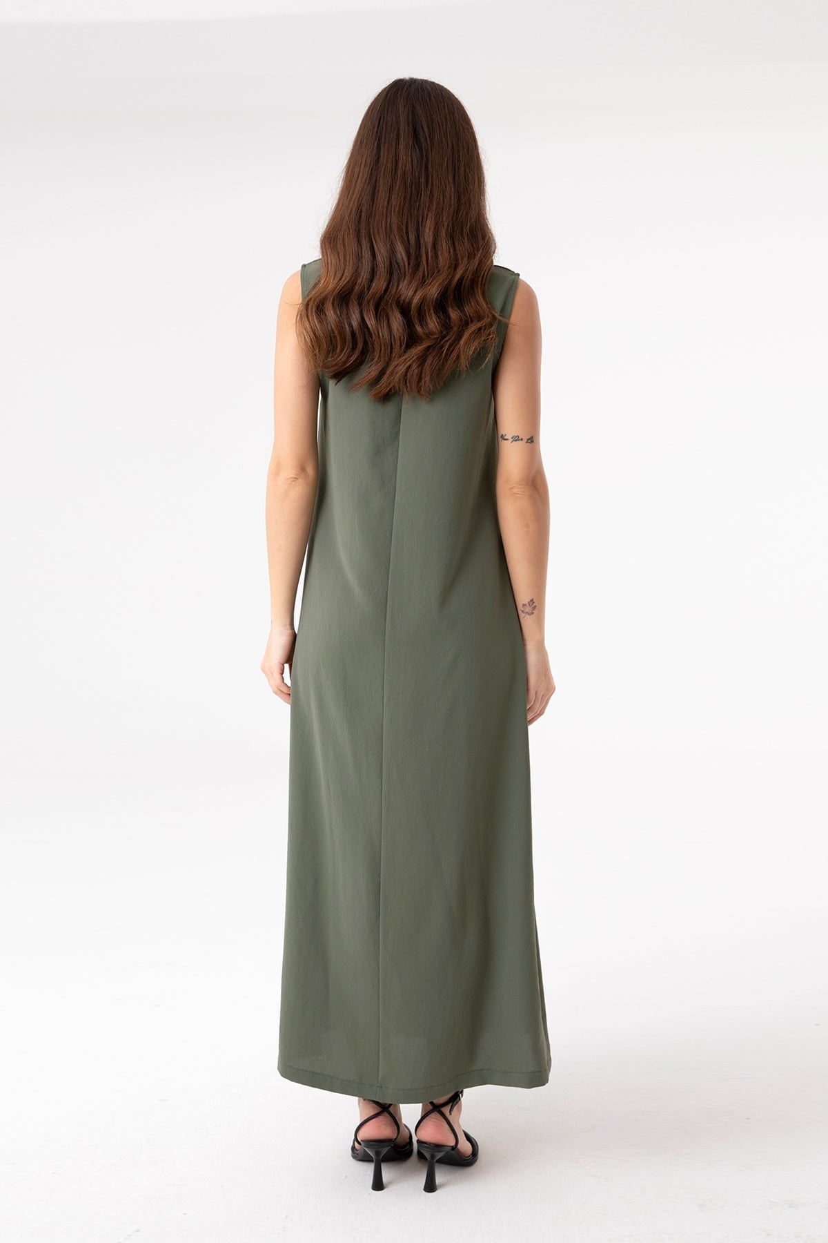 Kadın Kolsuz Basic İçlik Elbise - 10222ELB