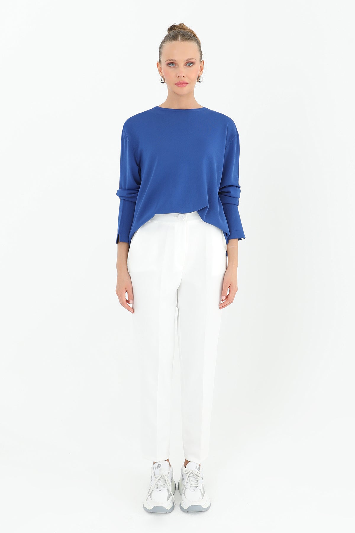 Kadın Havuç Form Kumaş Pantolon - 18118PNT