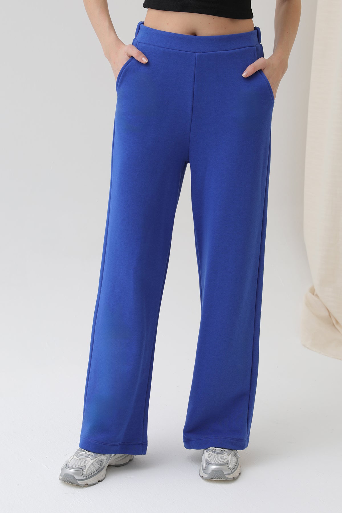 Kadın Geniş Paça Eşofman Altı - 18152PNT