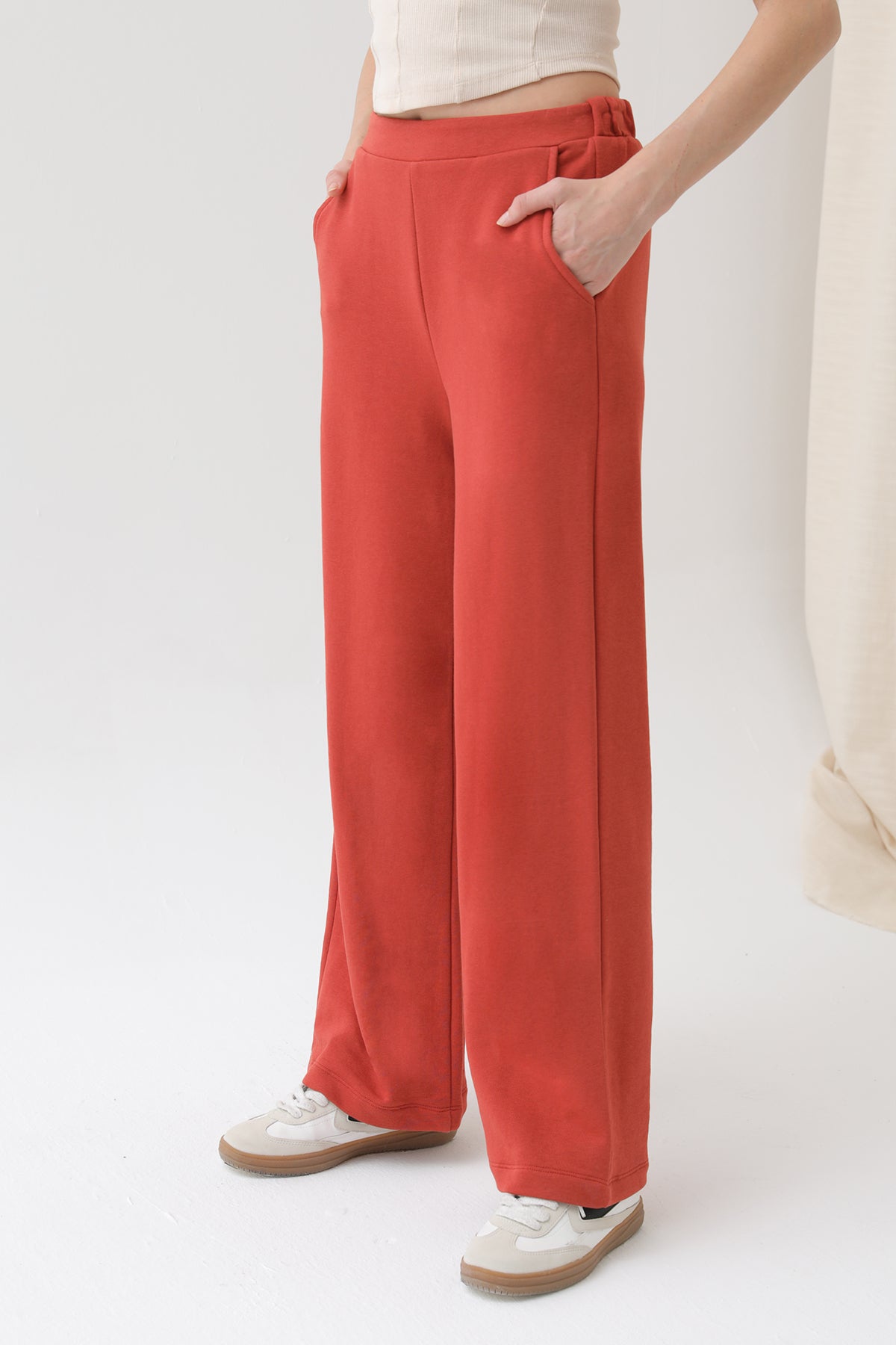 Kadın Geniş Paça Eşofman Altı - 18152PNT