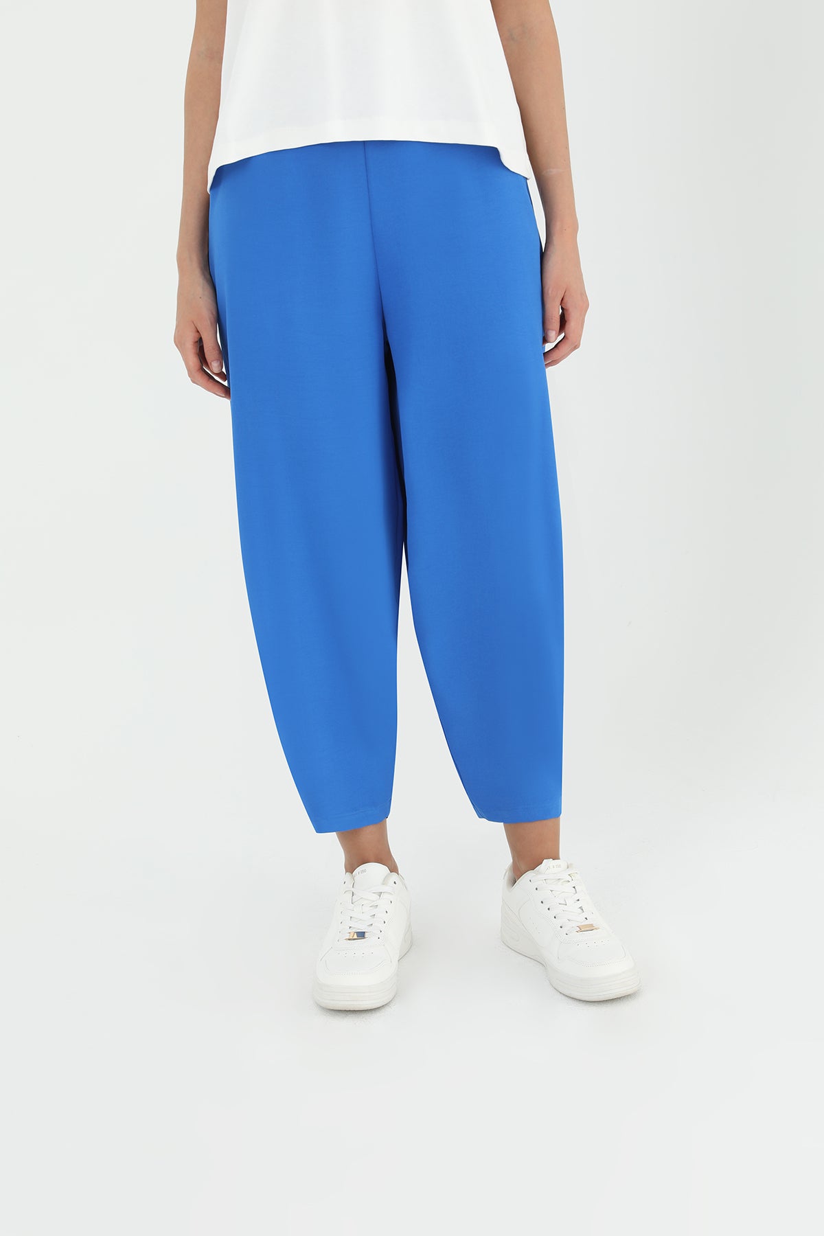 Kadın Linda Kumaş Şalvar Form Pantolon - 18166PNT