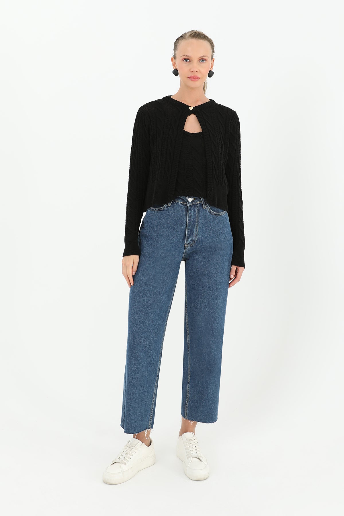 Kadın Örme Üst Ve Alt Takım - 31778TKS