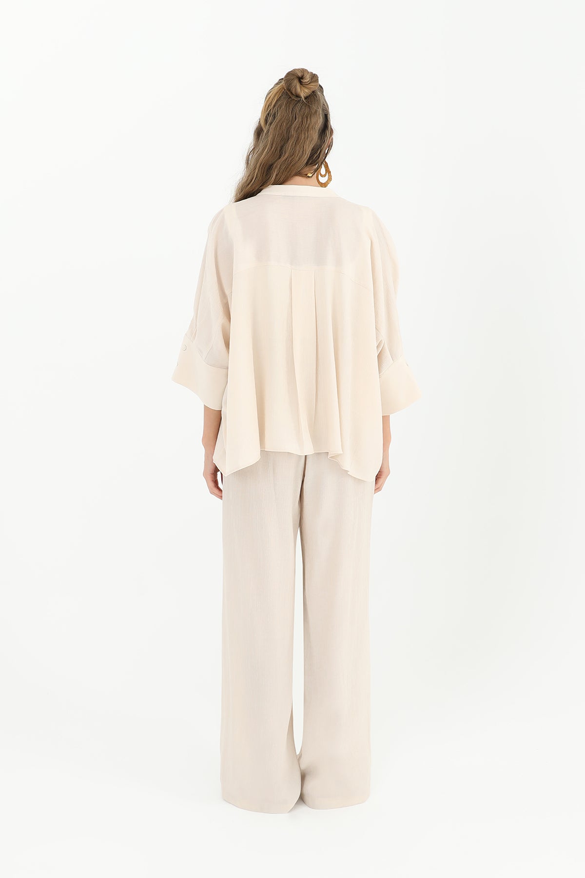 Женский С завязкой на талии Много Брюки - 31890PNT