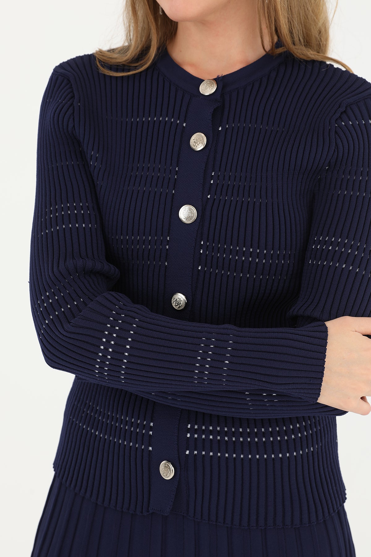 Kadın Triko Etekli Takım - 14263TKS