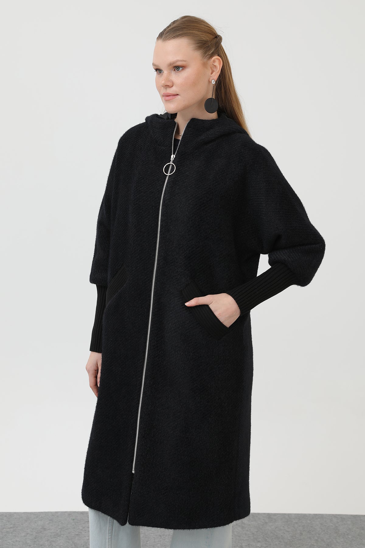 Kadın Kol Detaylı Kaban -15196KBN