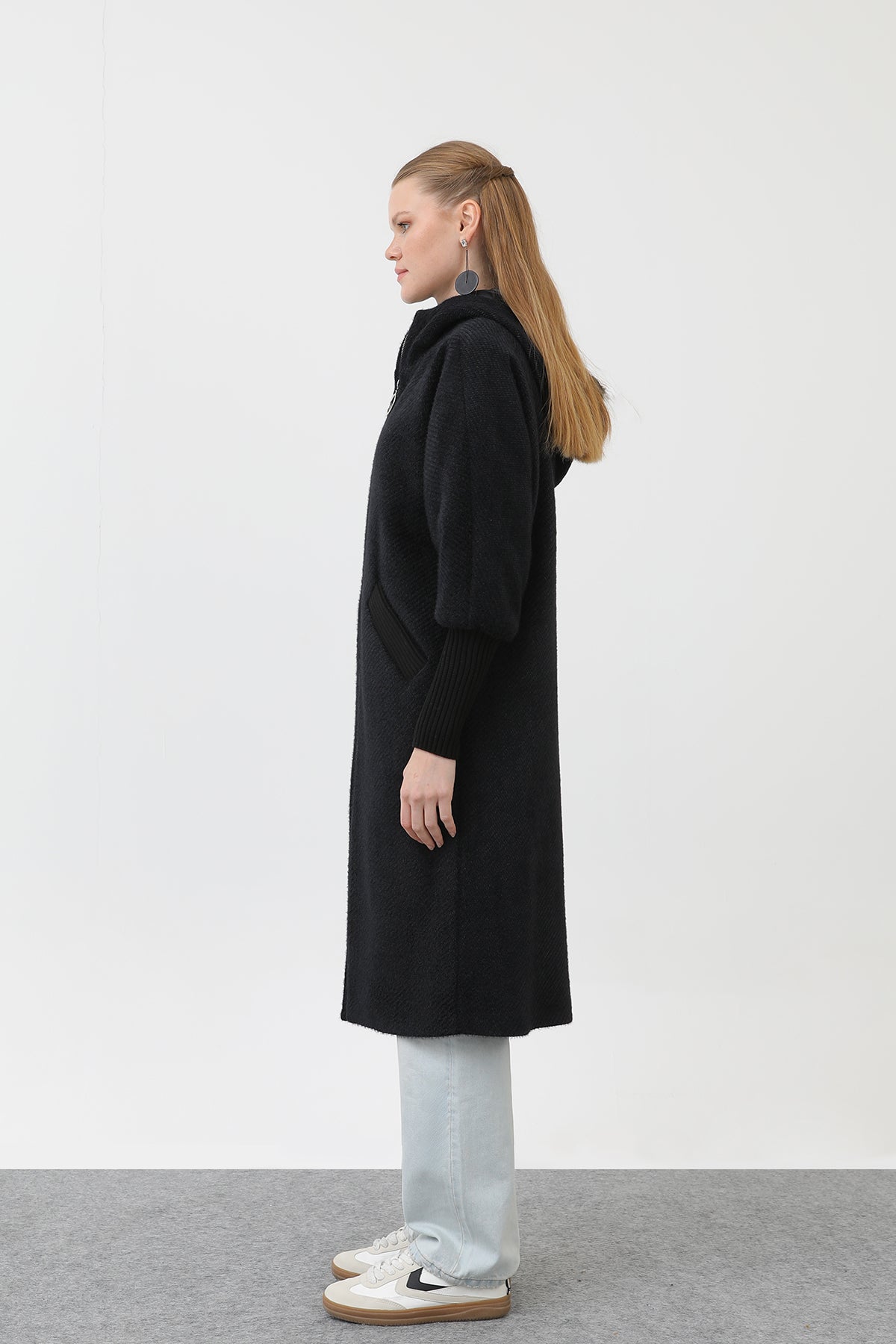 Kadın Kol Detaylı Kaban -15196KBN