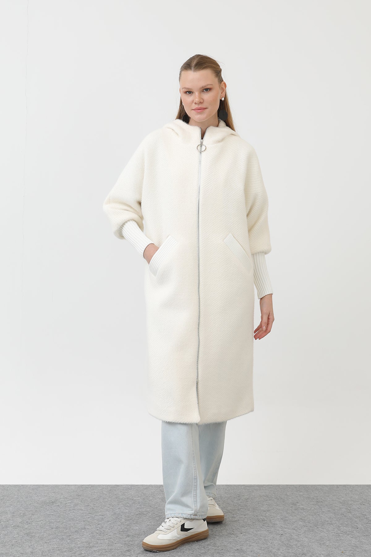 Kadın Kol Detaylı Kaban -15196KBN