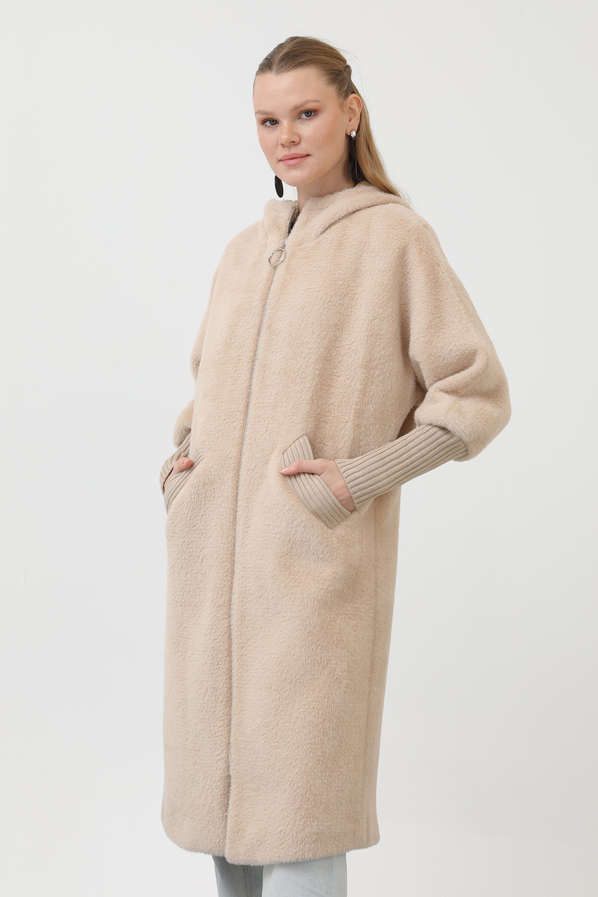 Kadın Kol Detaylı Kaban -15196KBN