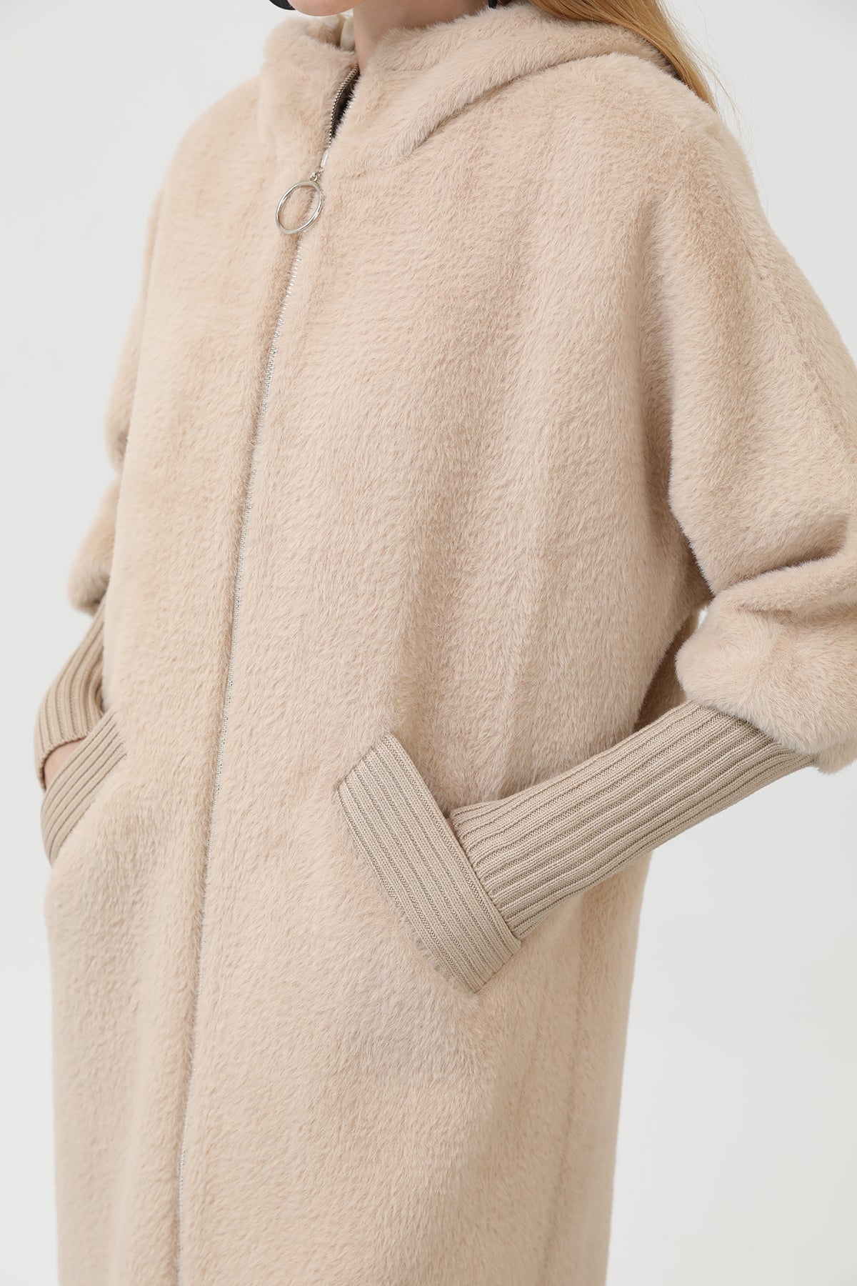 Kadın Kol Detaylı Kaban -15196KBN