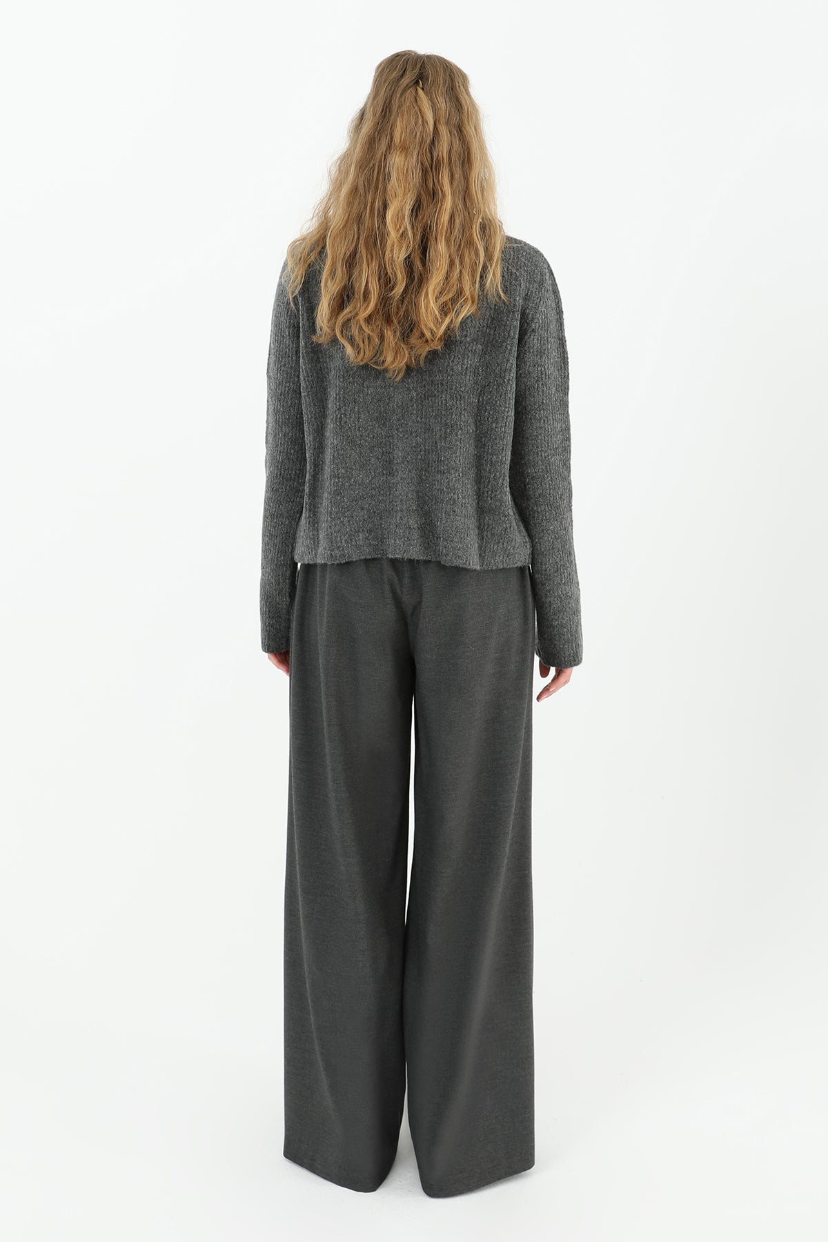 Triko Düğmeli Bluz - 32012BLZ