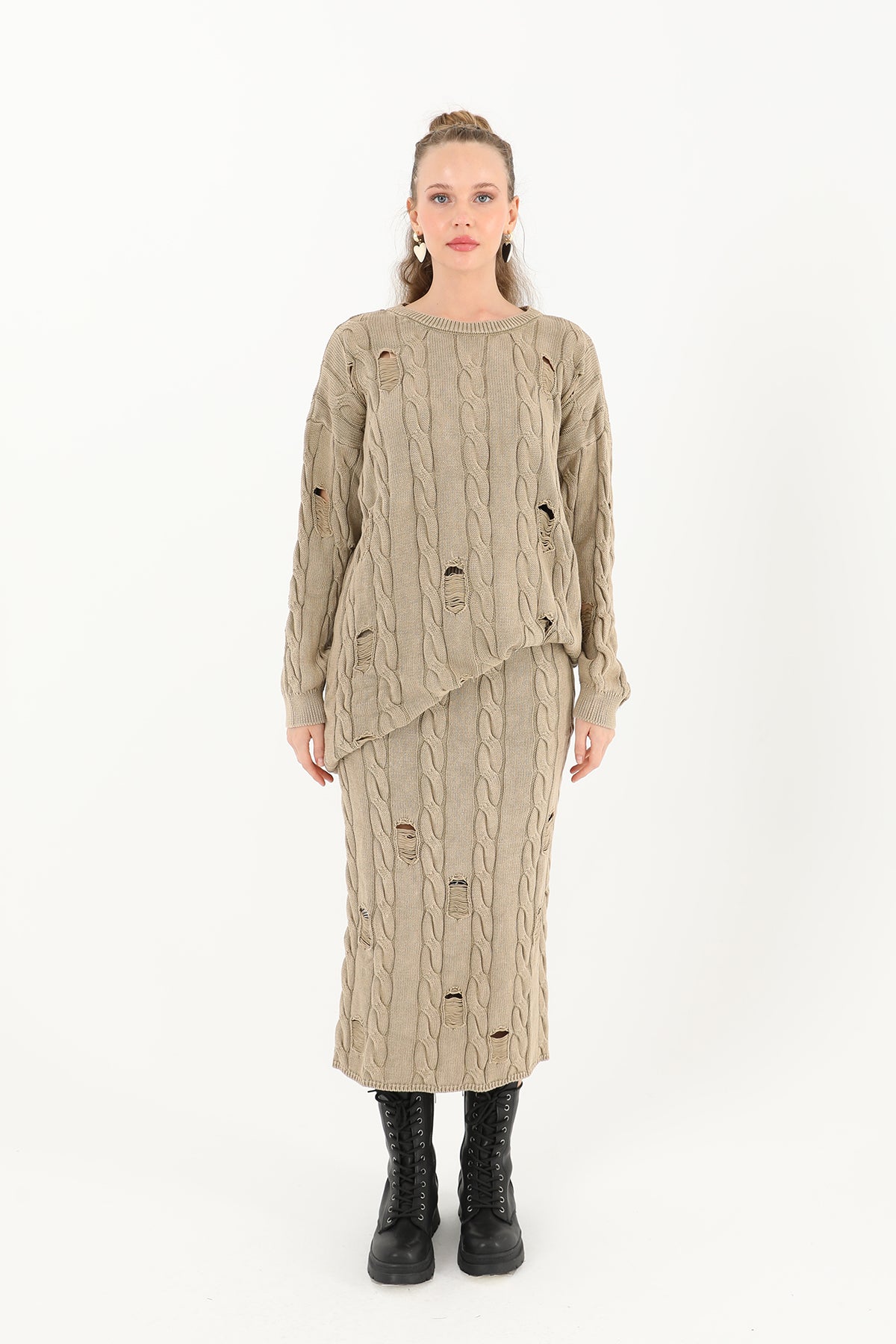 Triko Uzun Etek - 32030ETK