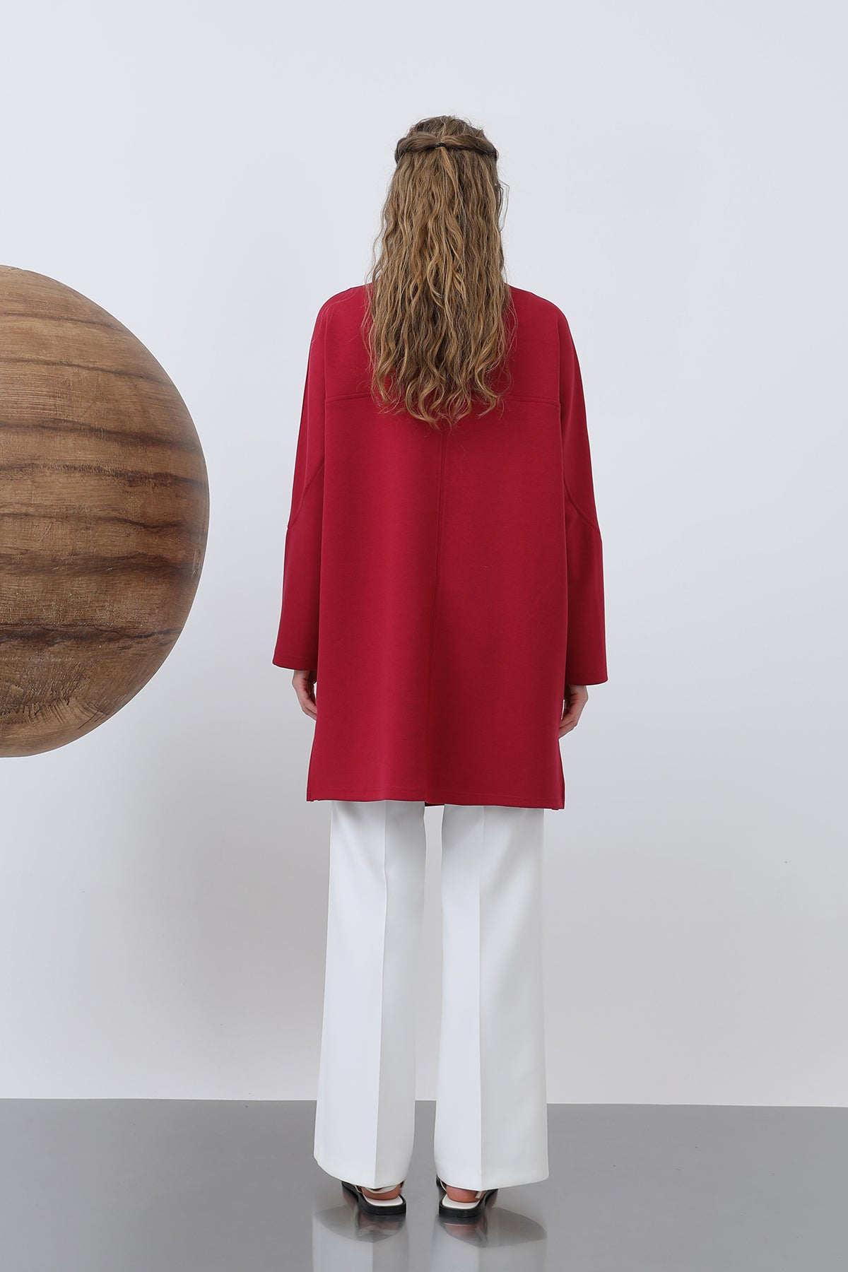 Kadın Önü Fermuar Detaylı Tunik - 10611TUN