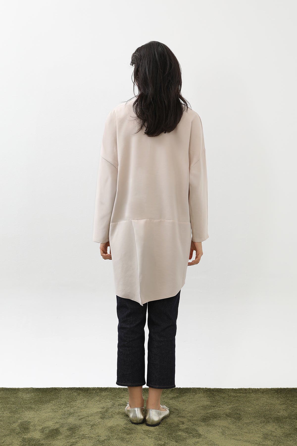 Kadın Arkası Çapraz Yırtmaçlı Tunik - 10675TUN