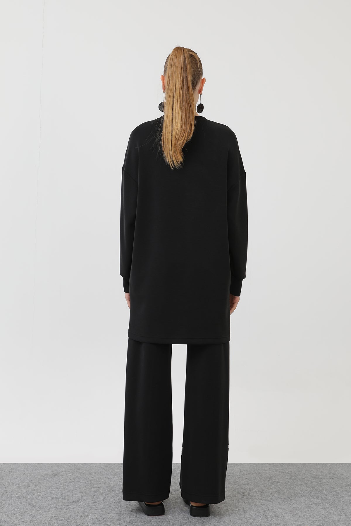 Kadın grogren detalylı takım - 14291TKS