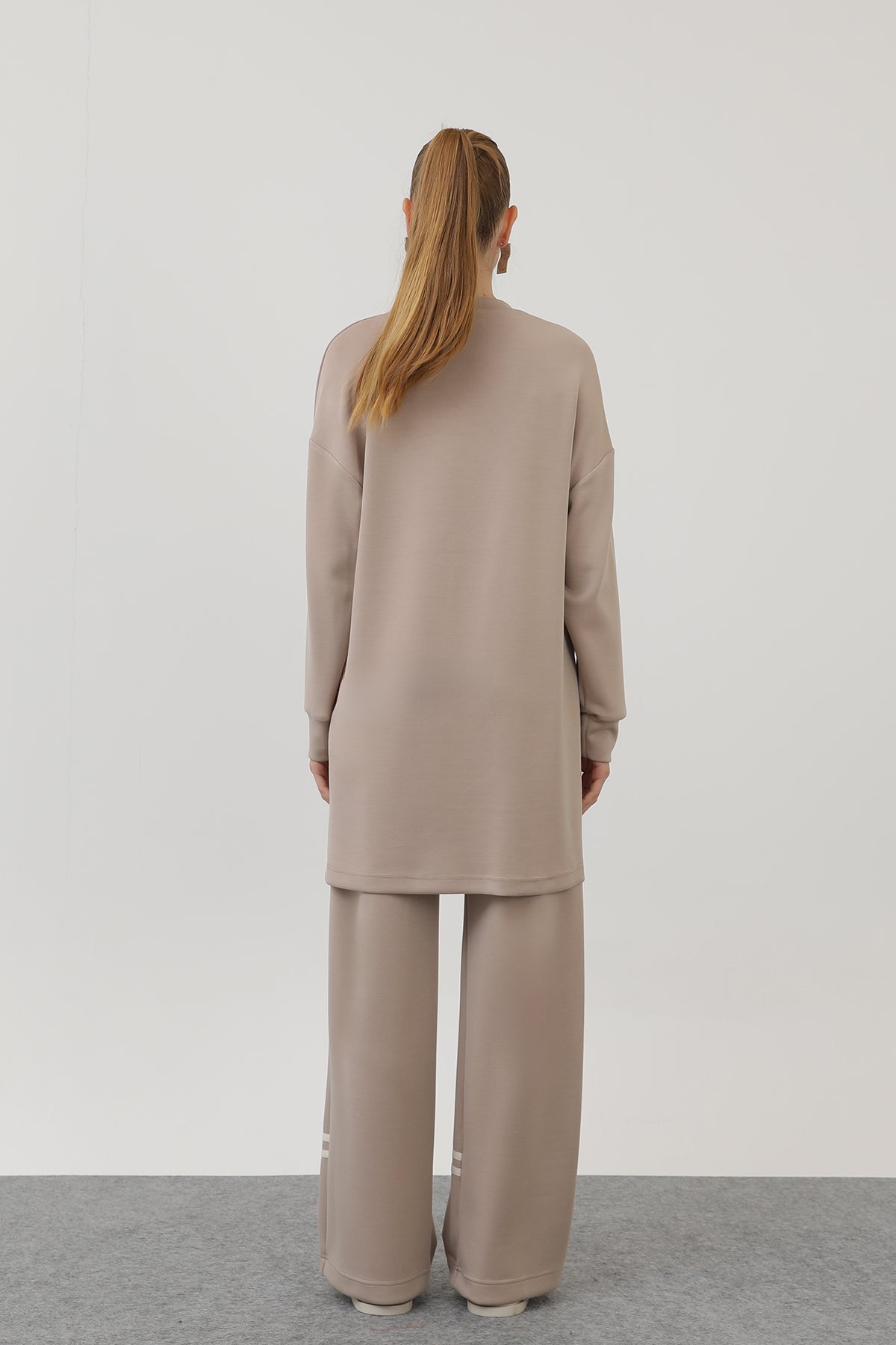 Kadın grogren detalylı takım - 14291TKS