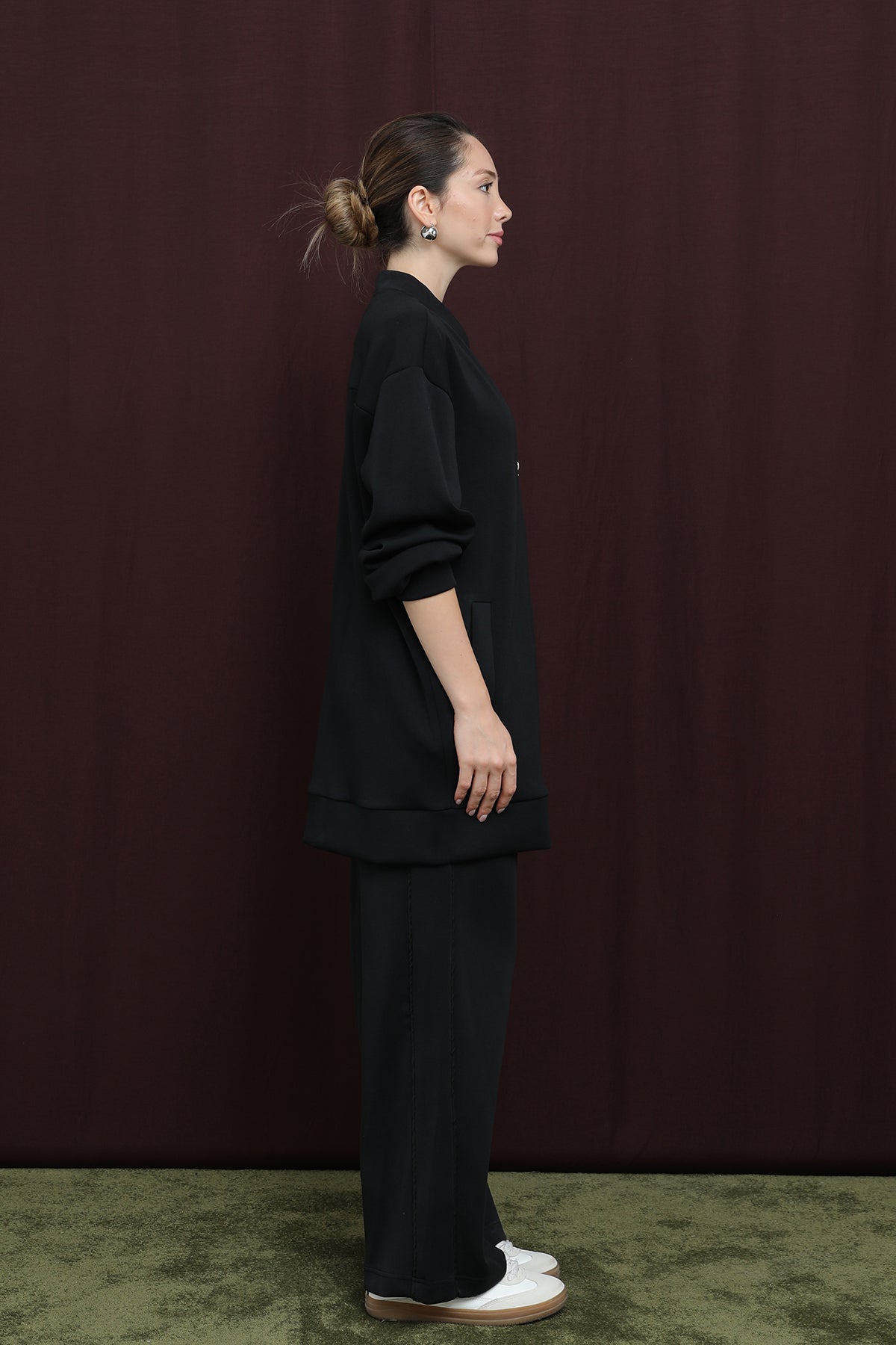 Kadın Nakış Detaylı işlemeli Takım - 14305TKS