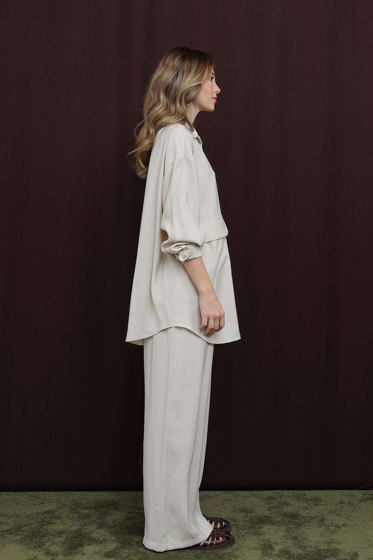 Kadın Cep Detaylı Takım -14361TKS