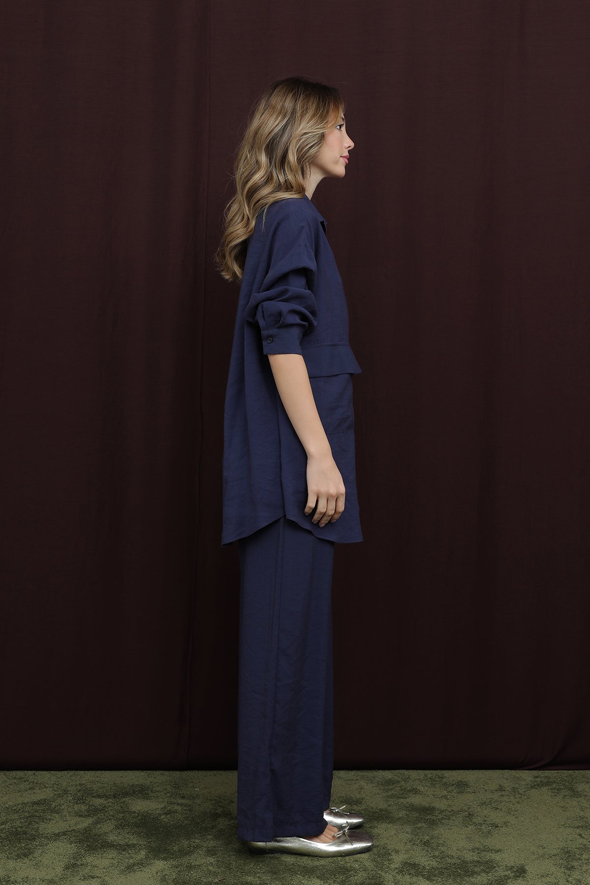 Kadın Cep Detaylı Takım -14361TKS