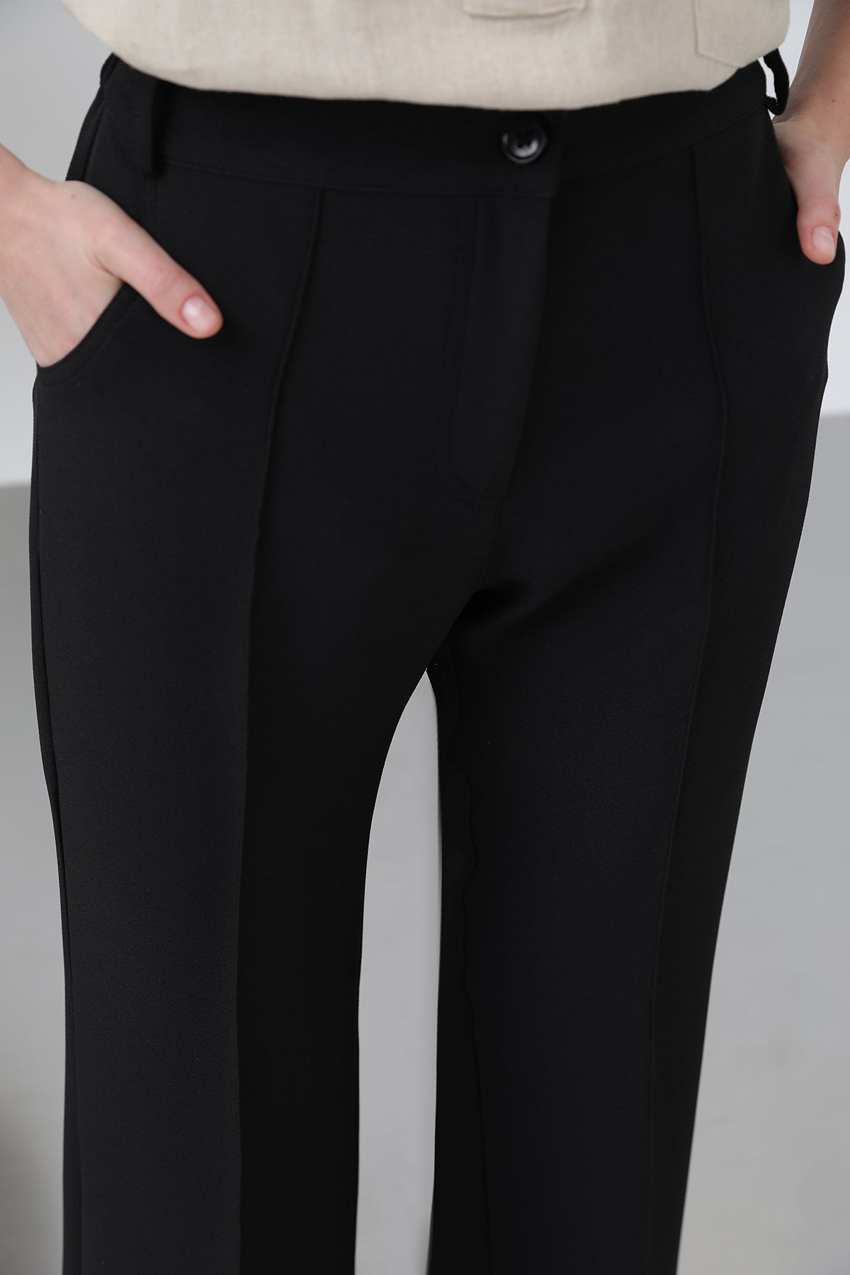 Kadın Nervür Dikişli Pantolon - 18226PNT