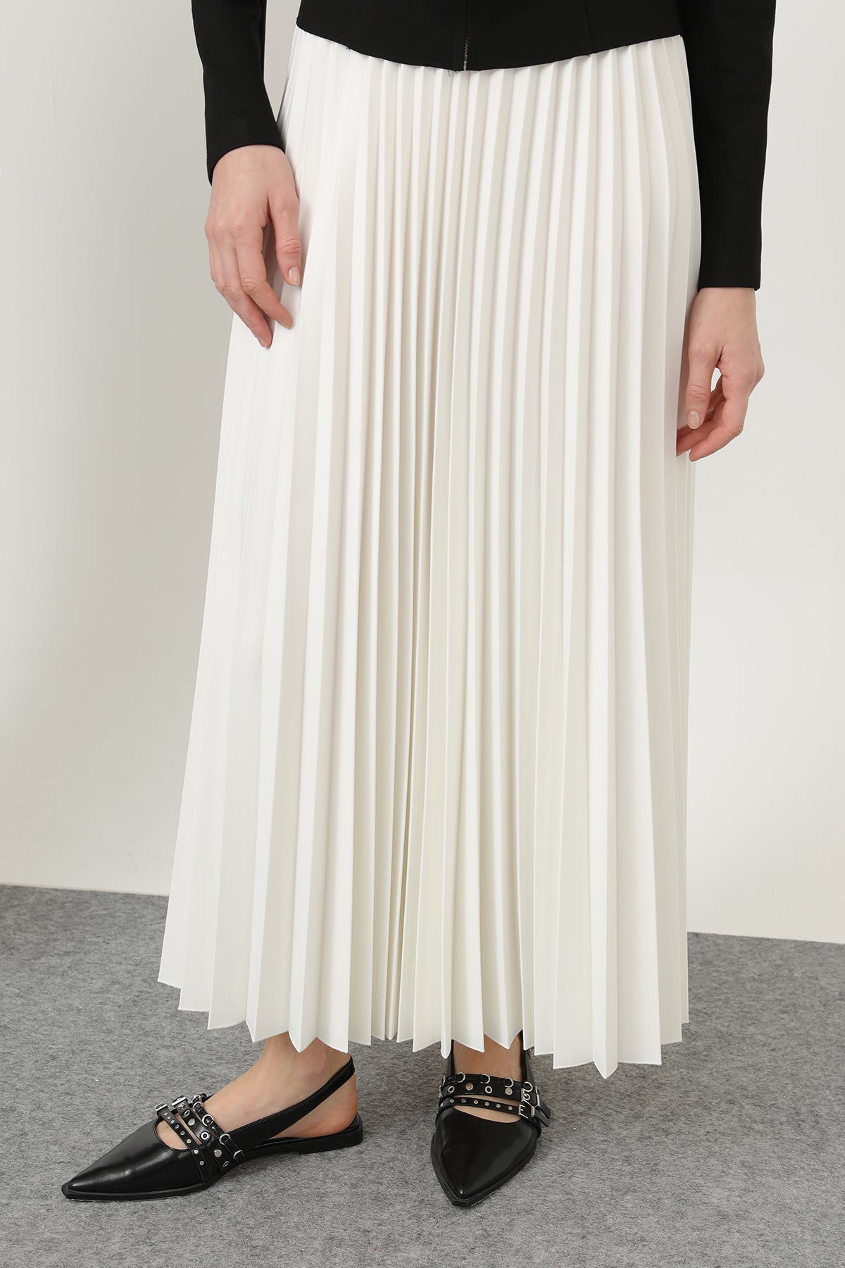 Kadın Pliseli Etek - 18232RTK
