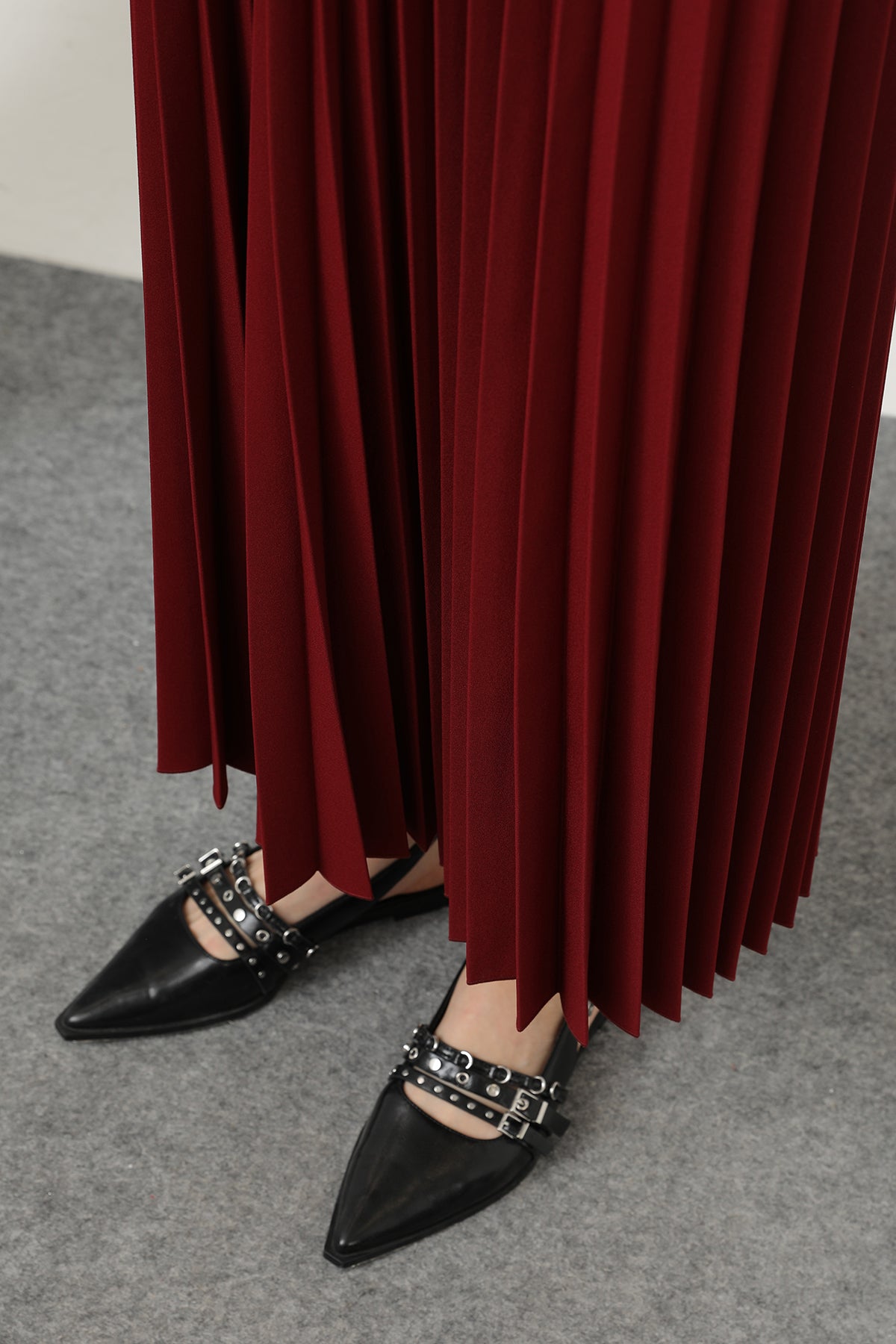 Kadın Pliseli Etek - 18232RTK