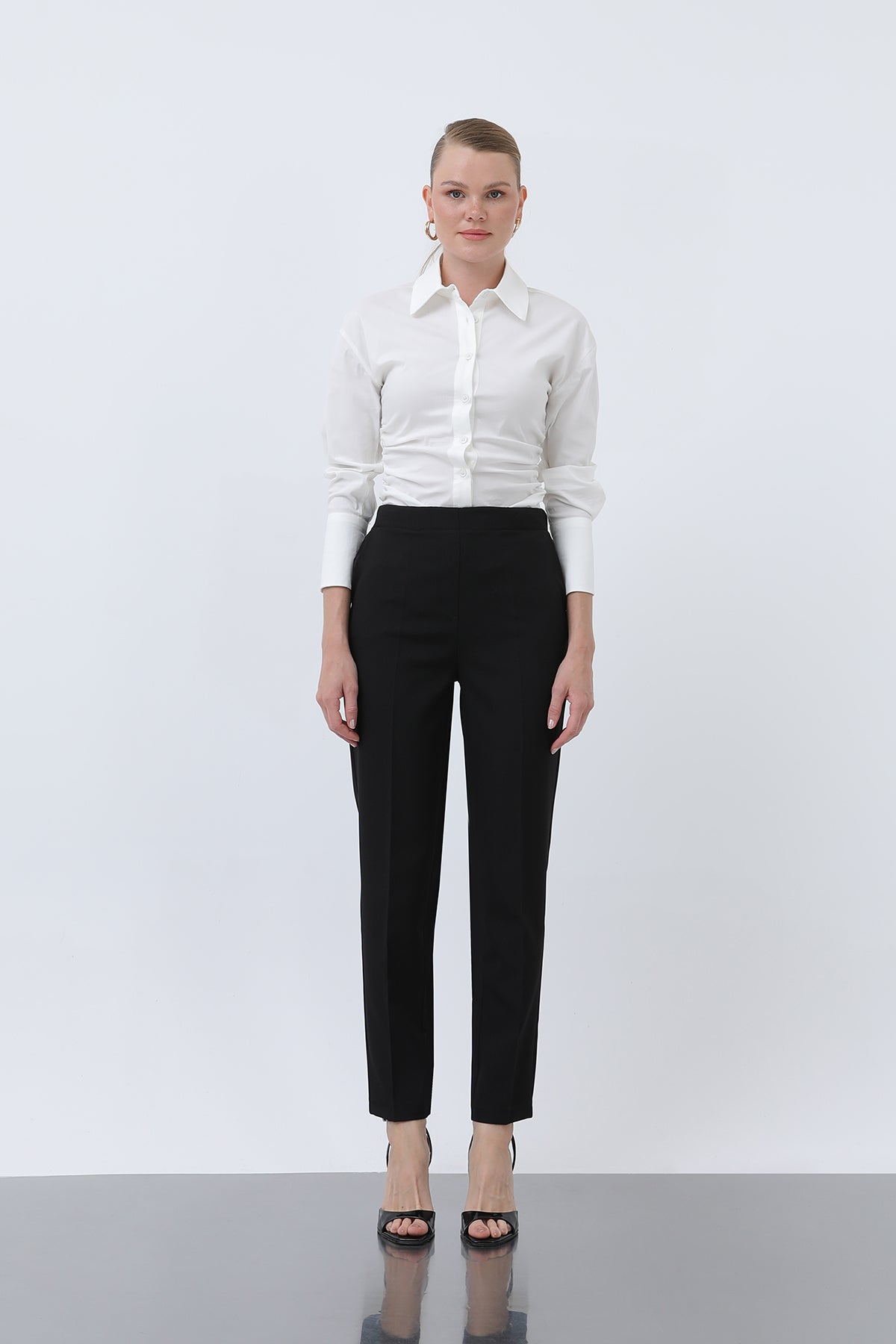 Kadın Havuç Kesim Pantolon - 18242PNT