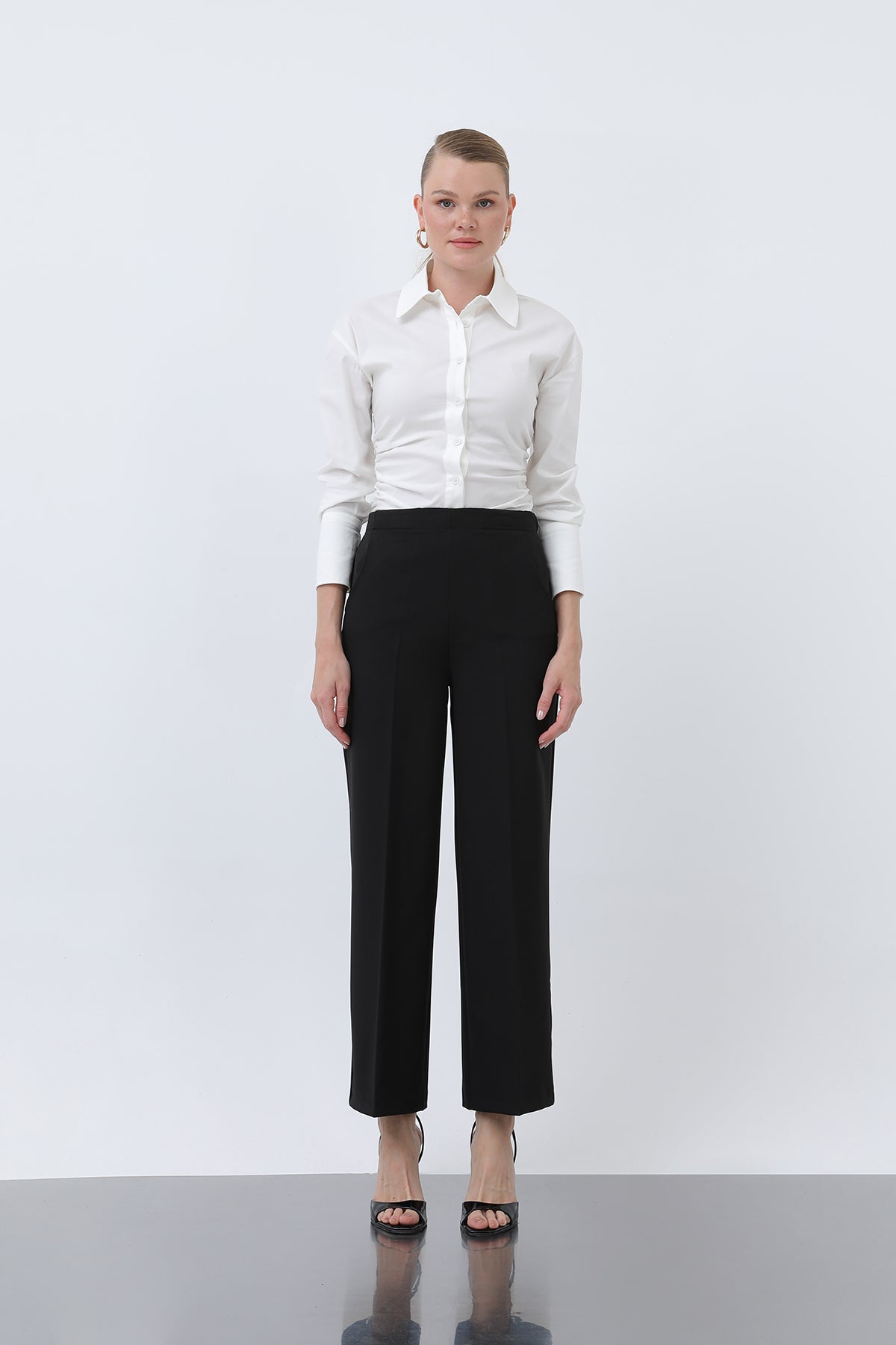 Kadın Düz Kesim Pantolon - 18243PNT