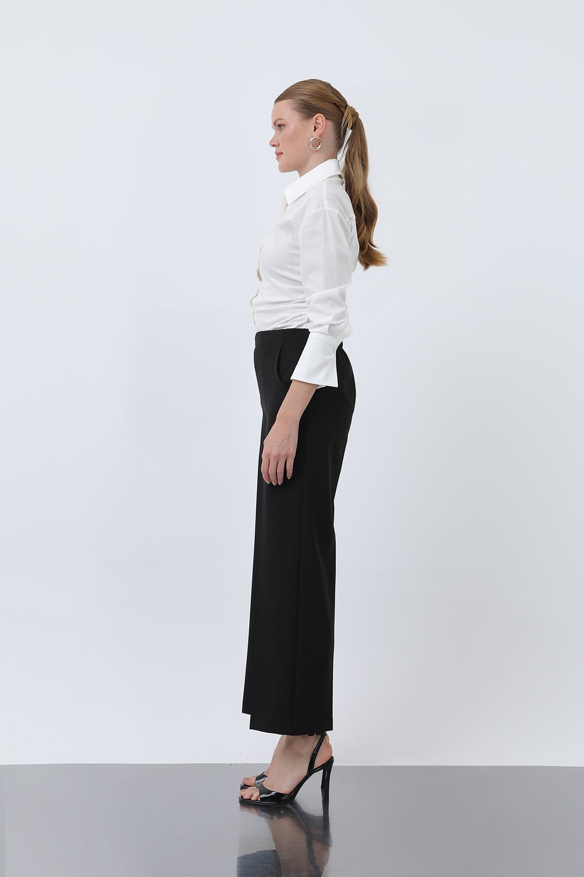 Kadın Düz Kesim Pantolon - 18243PNT