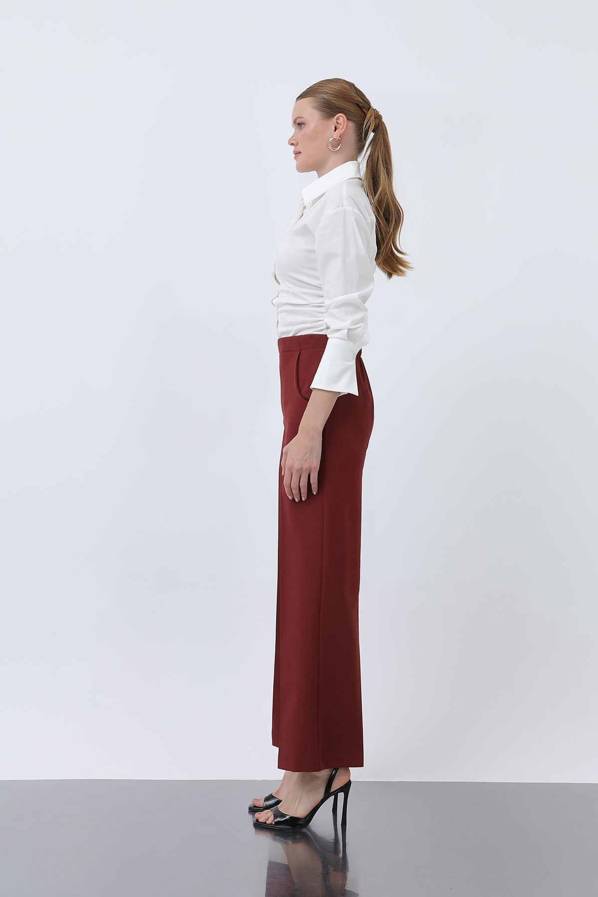 Kadın Düz Kesim Pantolon - 18243PNT