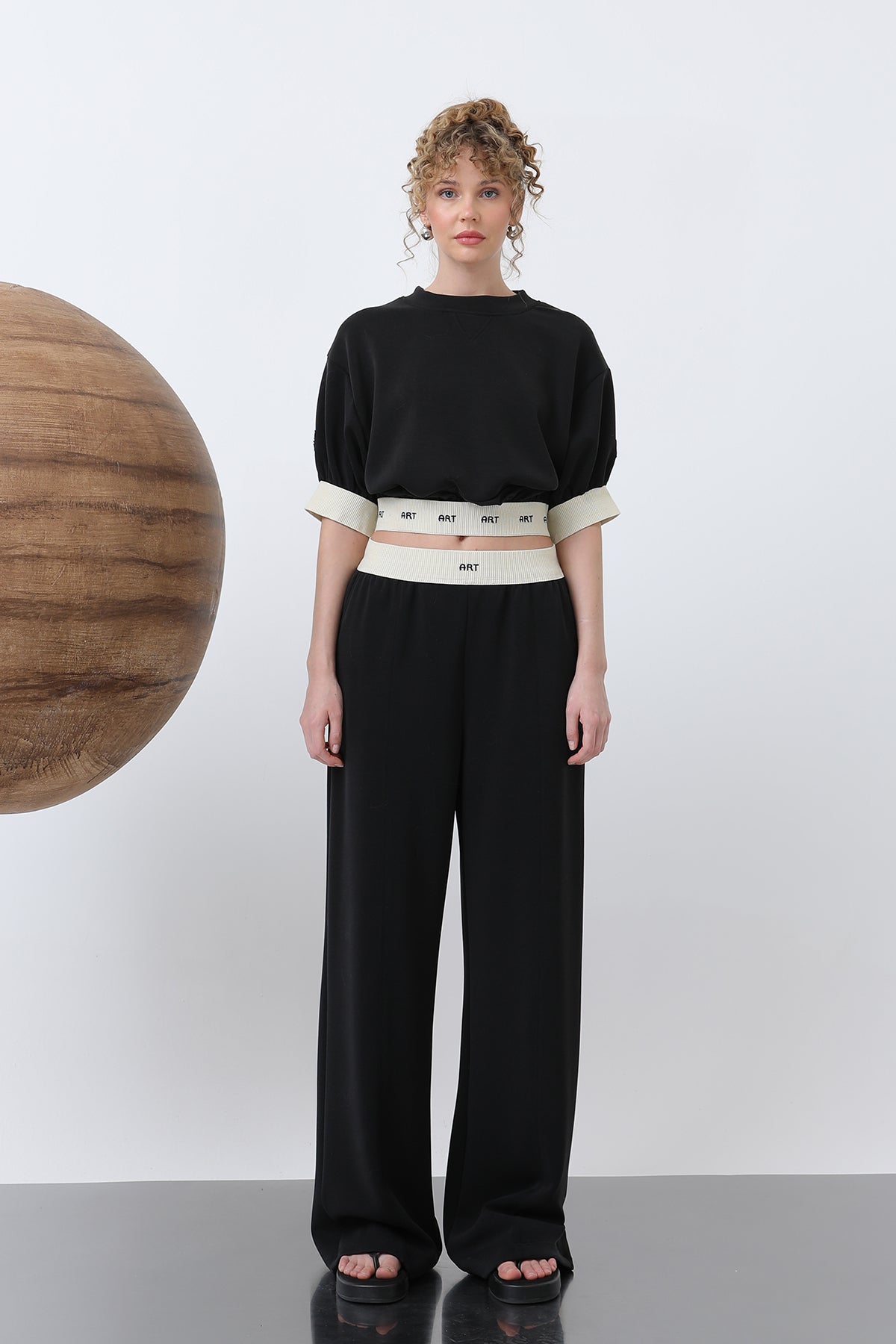 Kadın Lastiği Nakış Detaylı Bluz - 32130BLZ