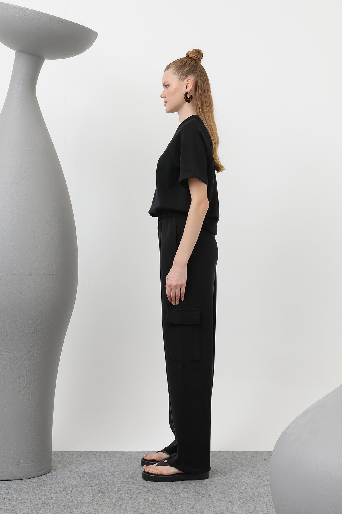 Kadın Cep Detaylı Eşofman - 32156PNT