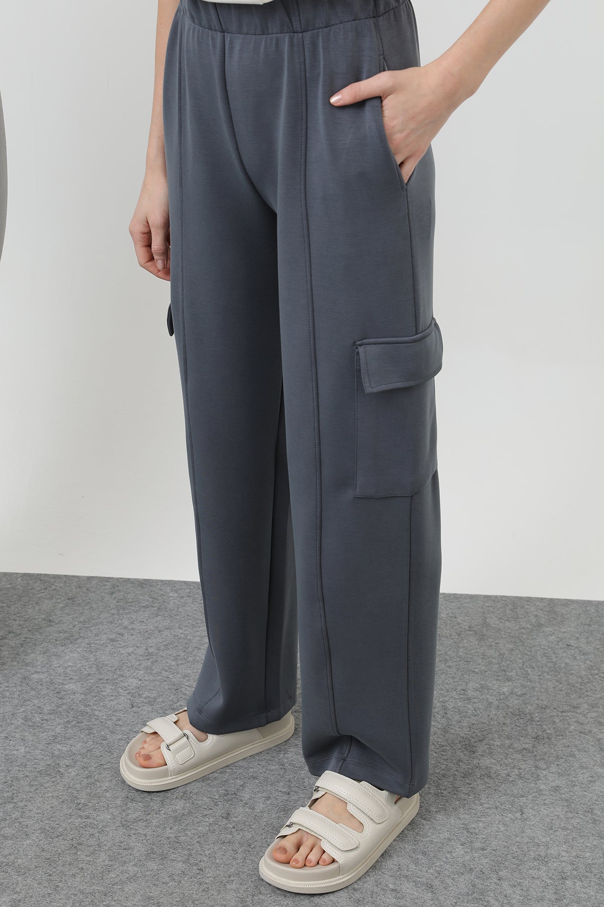 Kadın Cep Detaylı Eşofman - 32156PNT