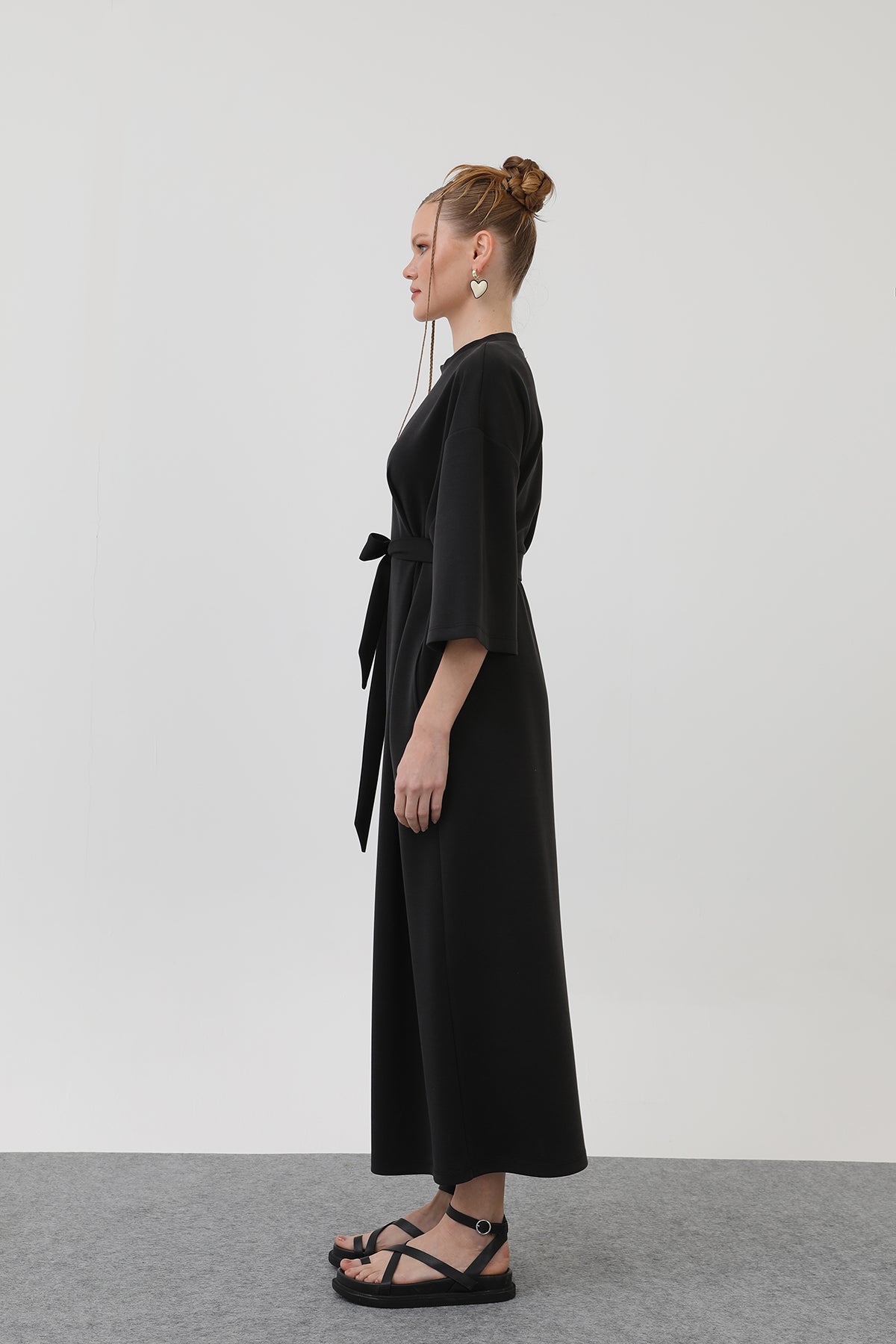 Kadın Kuşak Detaylı Basic Elbise - 32170ELB