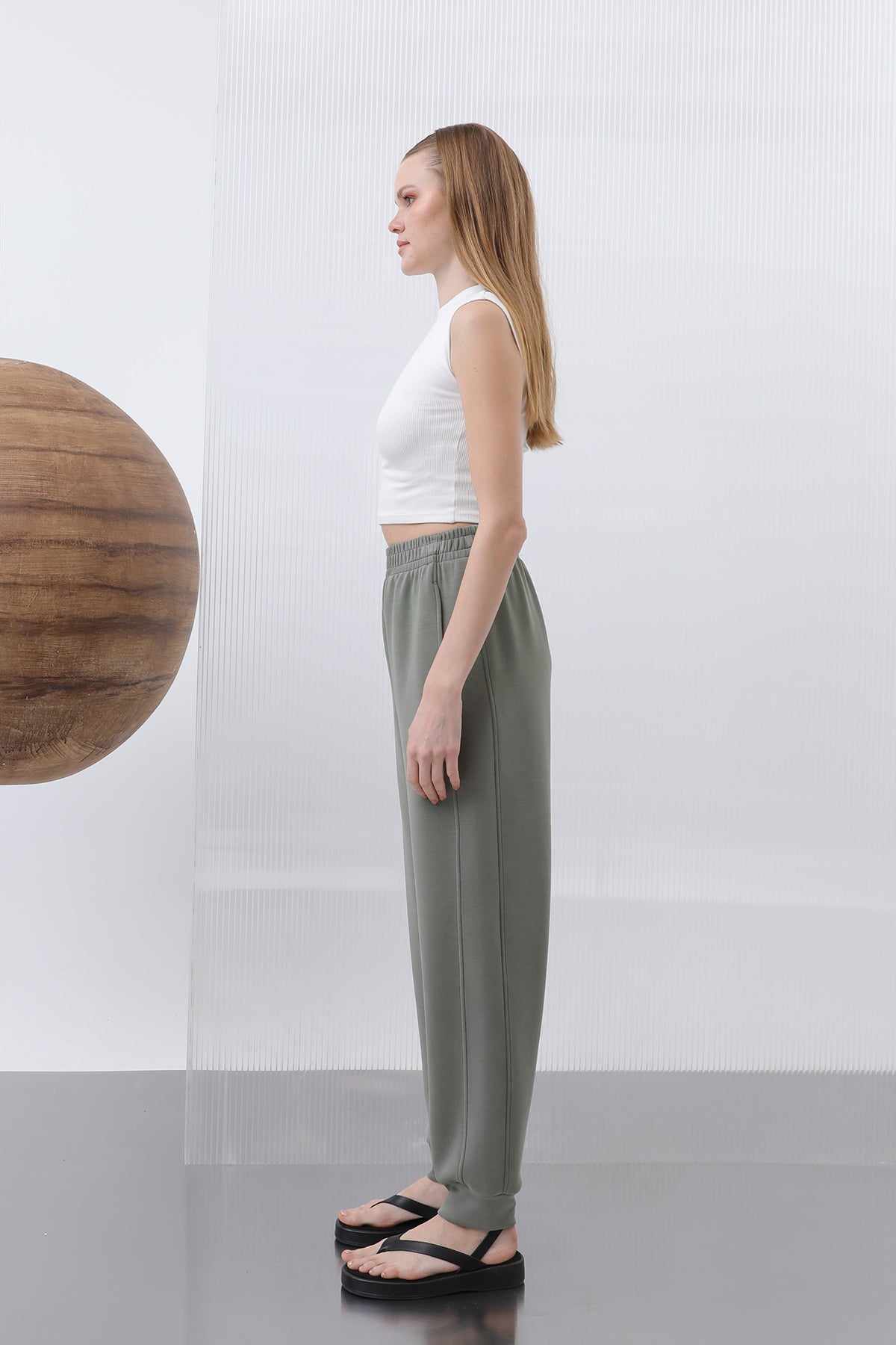 Kadın Bel Lastikli Pantolon - 32179PNT