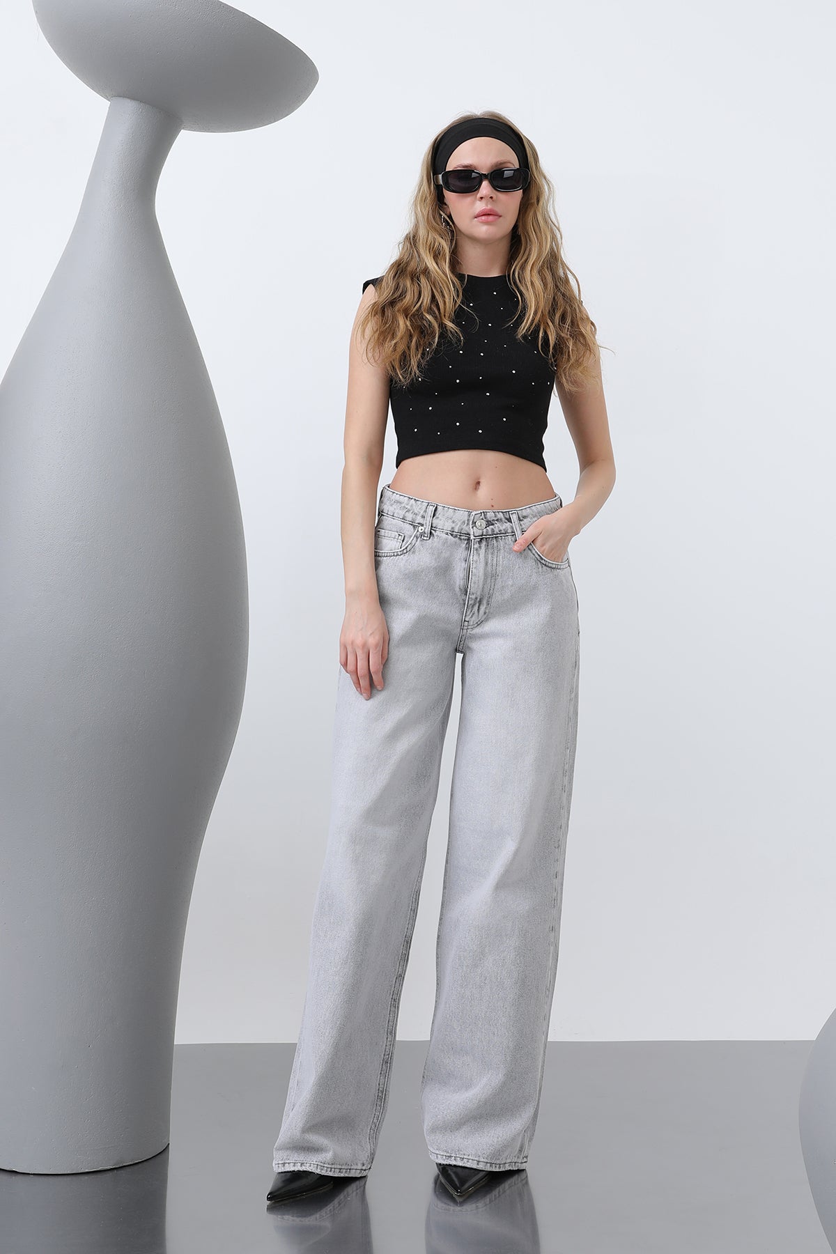 Kadın Denim Pantolon -32193PNT