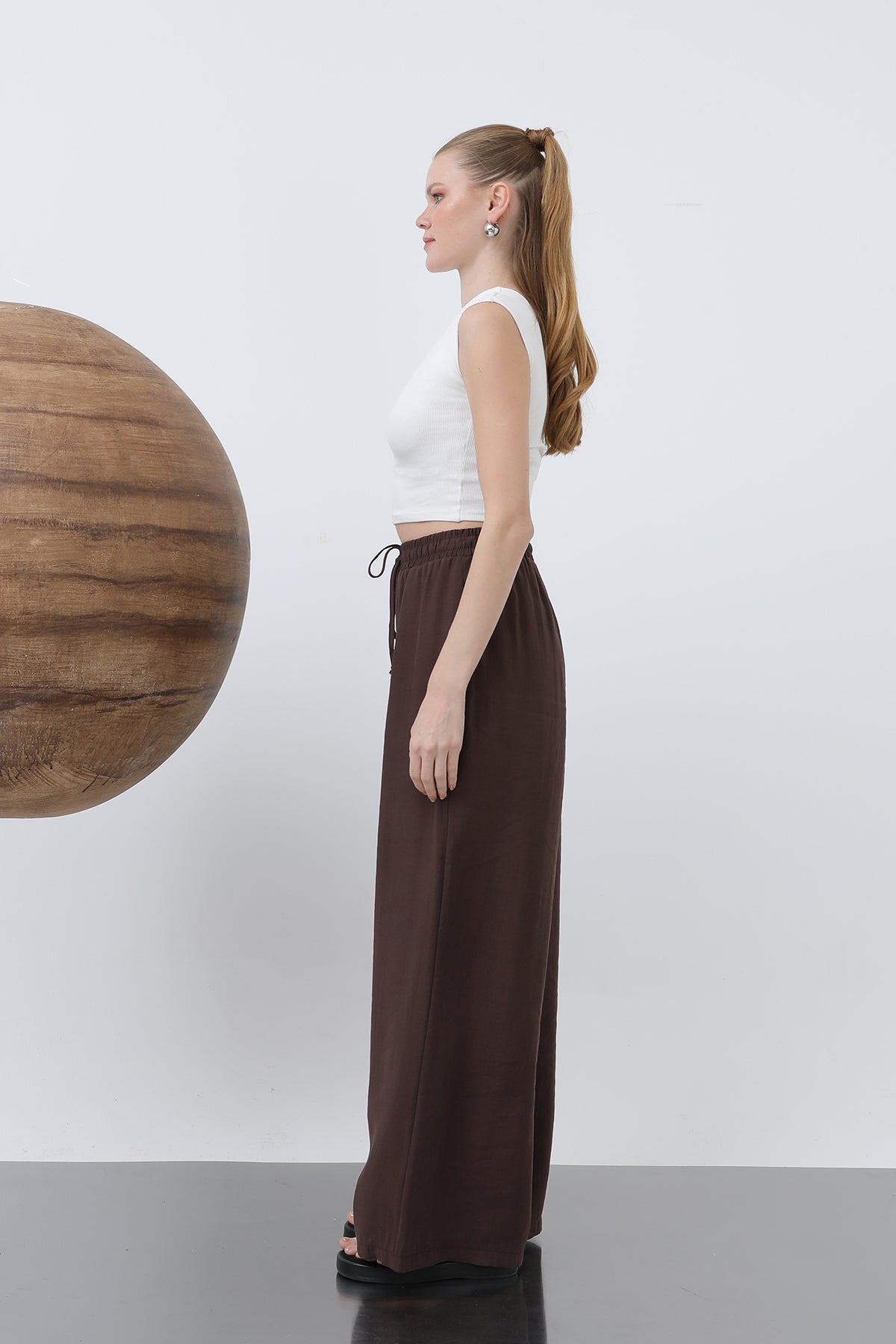 Kadın Bel Lastikli Pantolon - 32206PNT