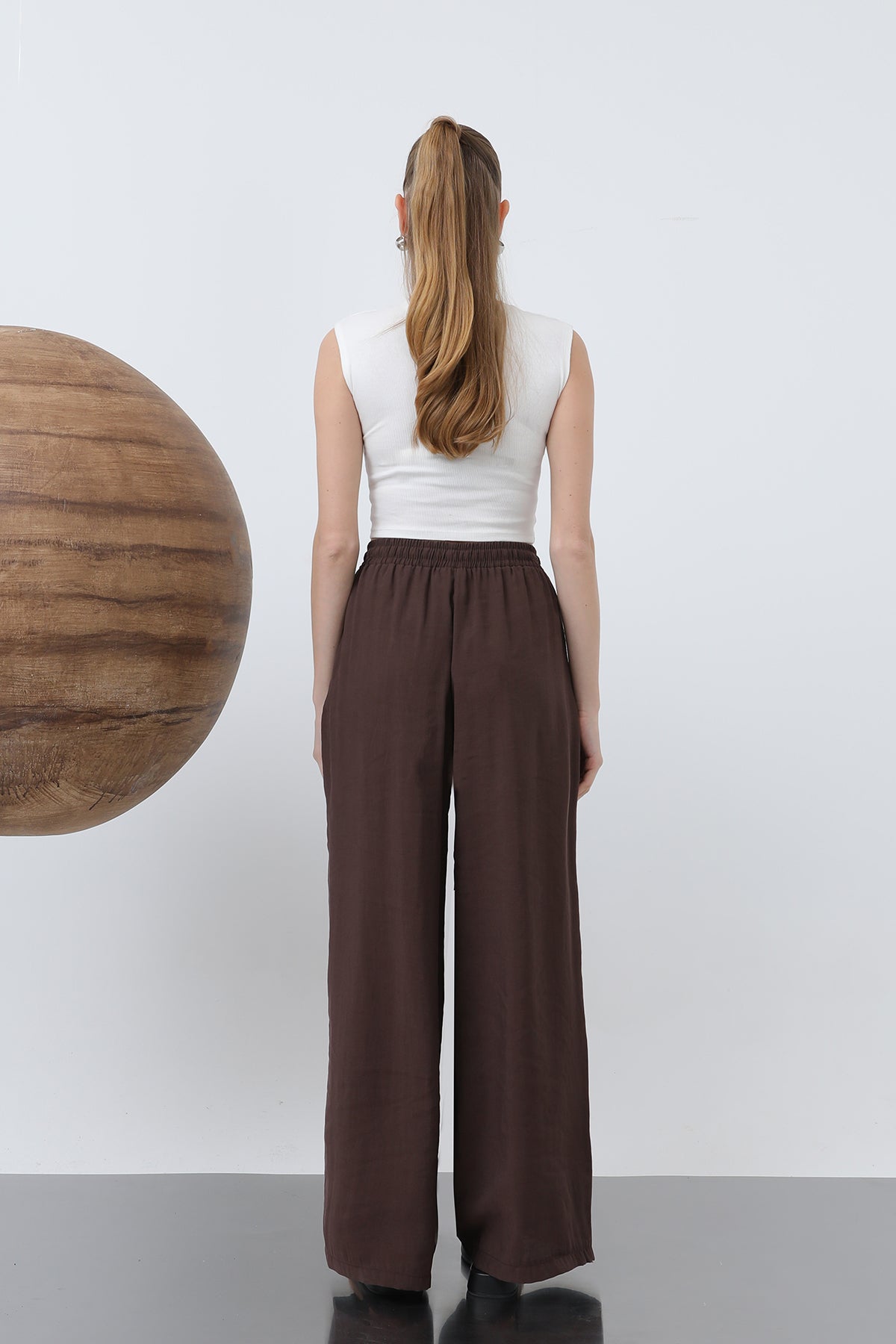 Kadın Bel Lastikli Pantolon - 32206PNT