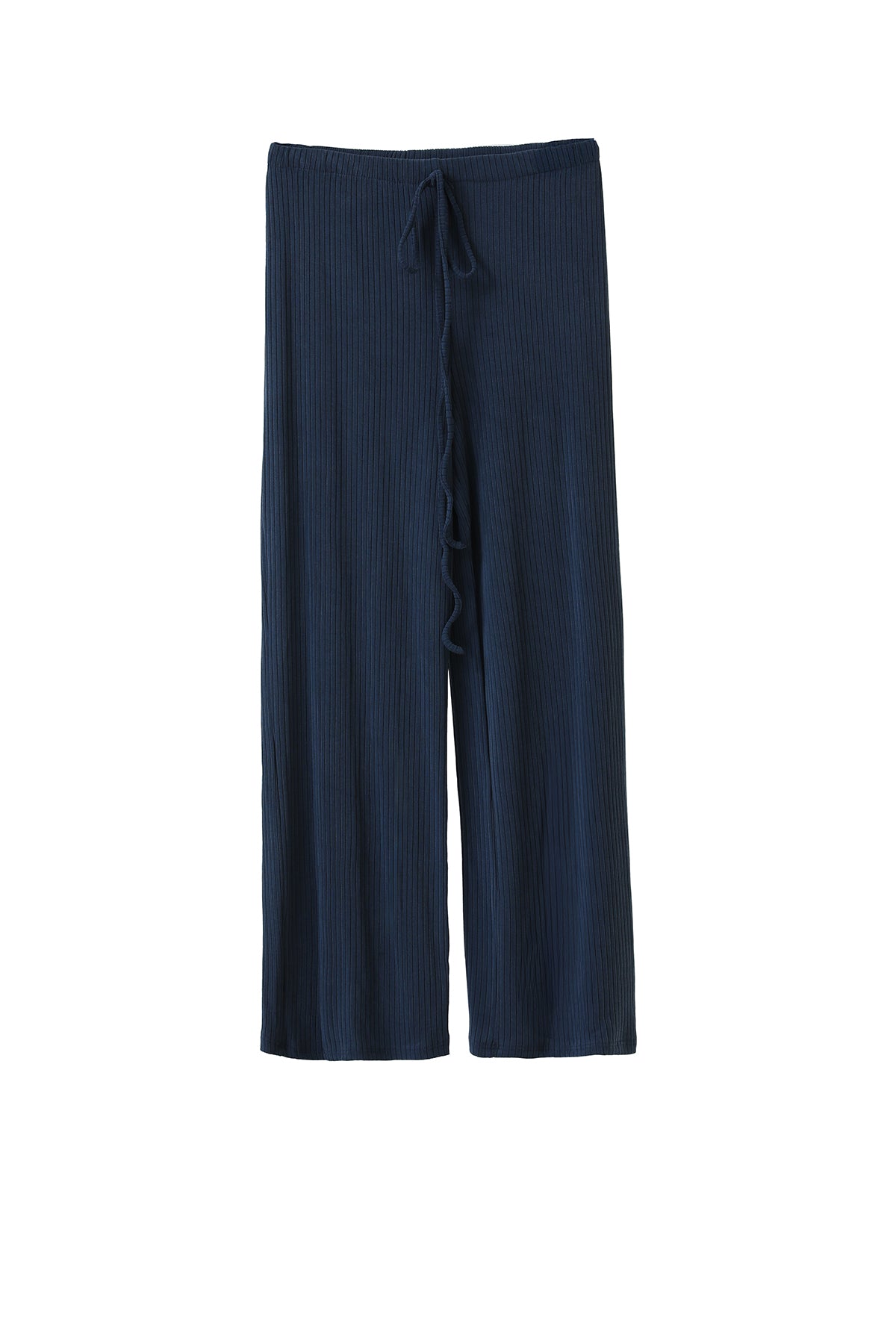 Kadın Fitilli Belden Bağlamalı Pantolon -32224PNT