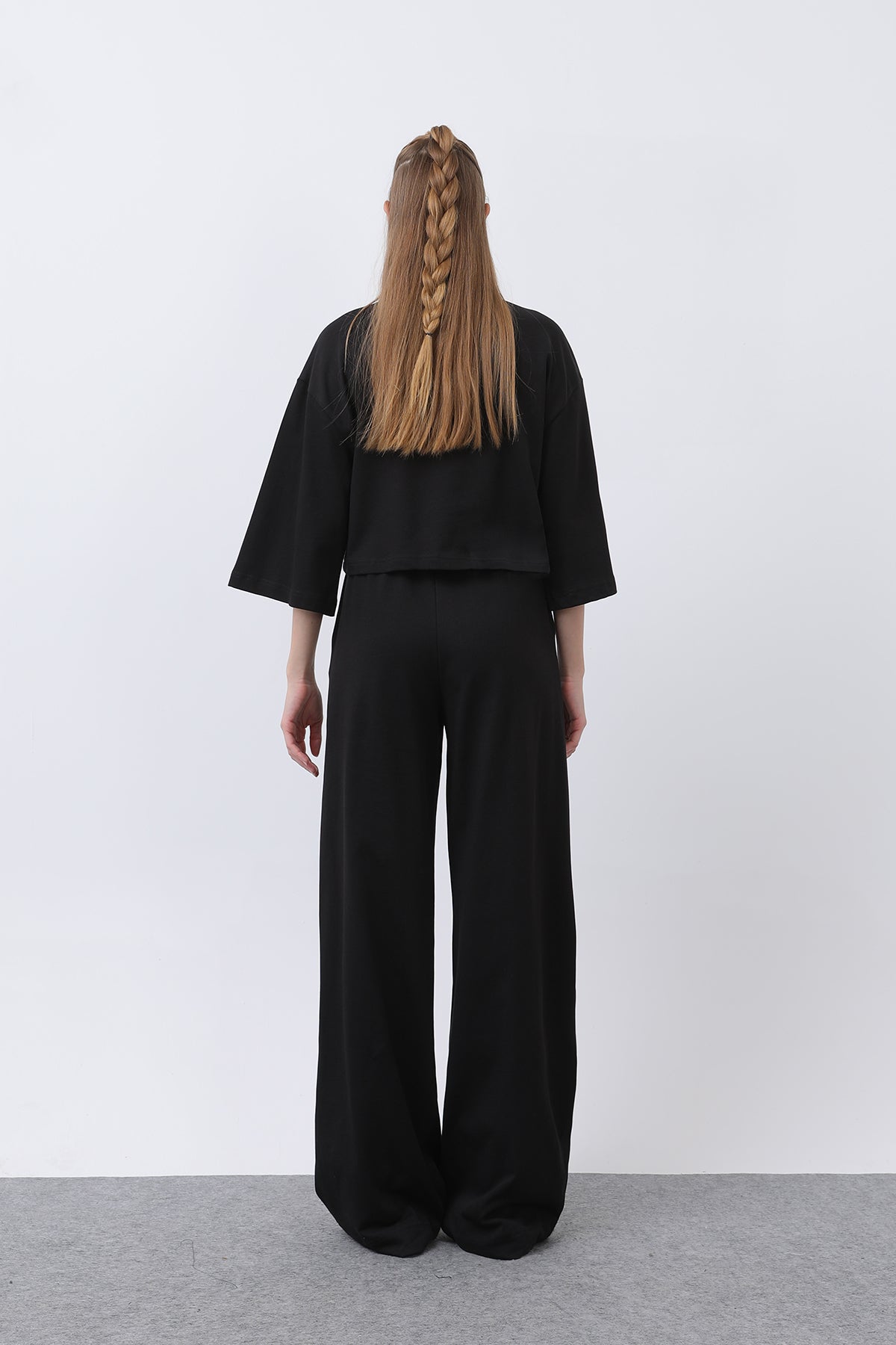 Kadın Önü Baskılı İkili Pantolonlu Takım - 32226TKS