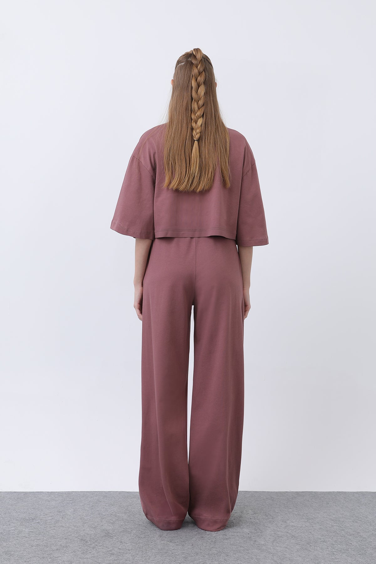 Kadın Önü Baskılı İkili Pantolonlu Takım - 32226TKS