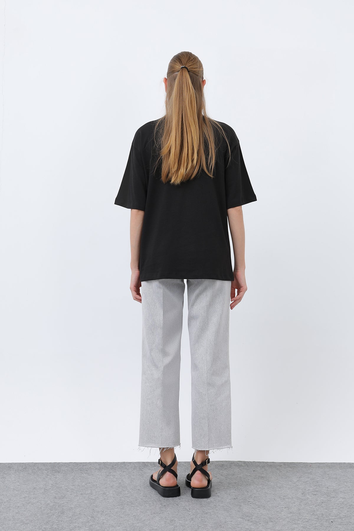 Kadın Ördek Desenli Tişört