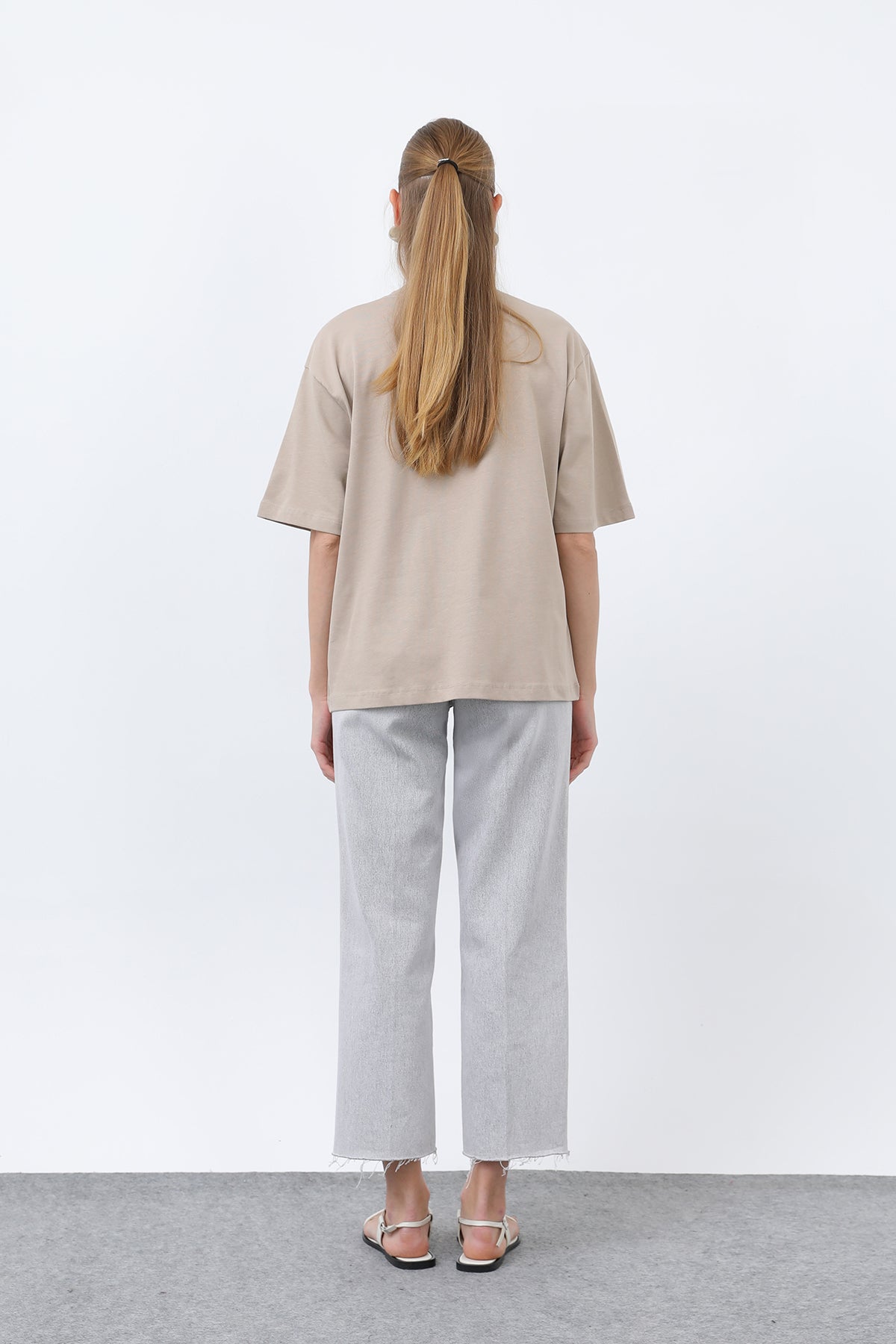 Kadın Ördek Desenli Tişört