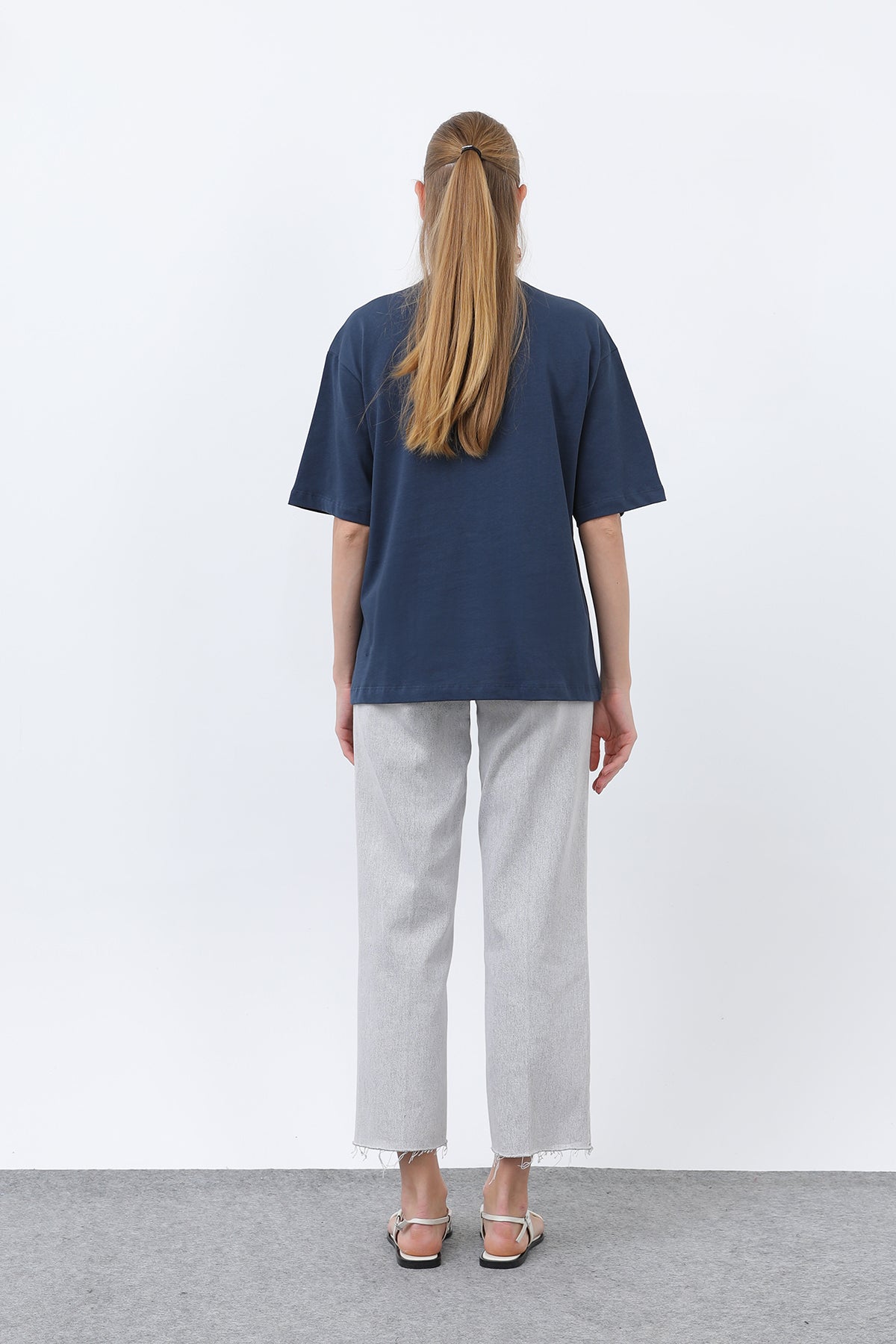 Kadın Ördek Desenli Tişört