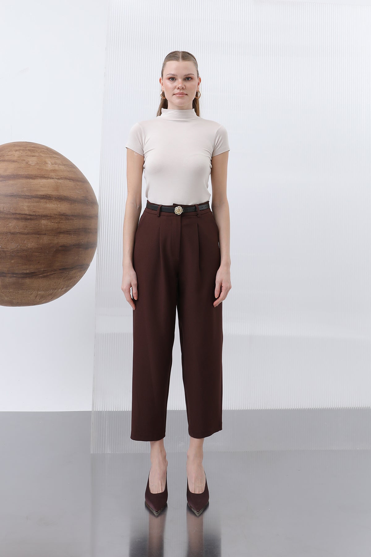 Kadın Kısa Kollu Boğazlı İçlik - 40004BLZ