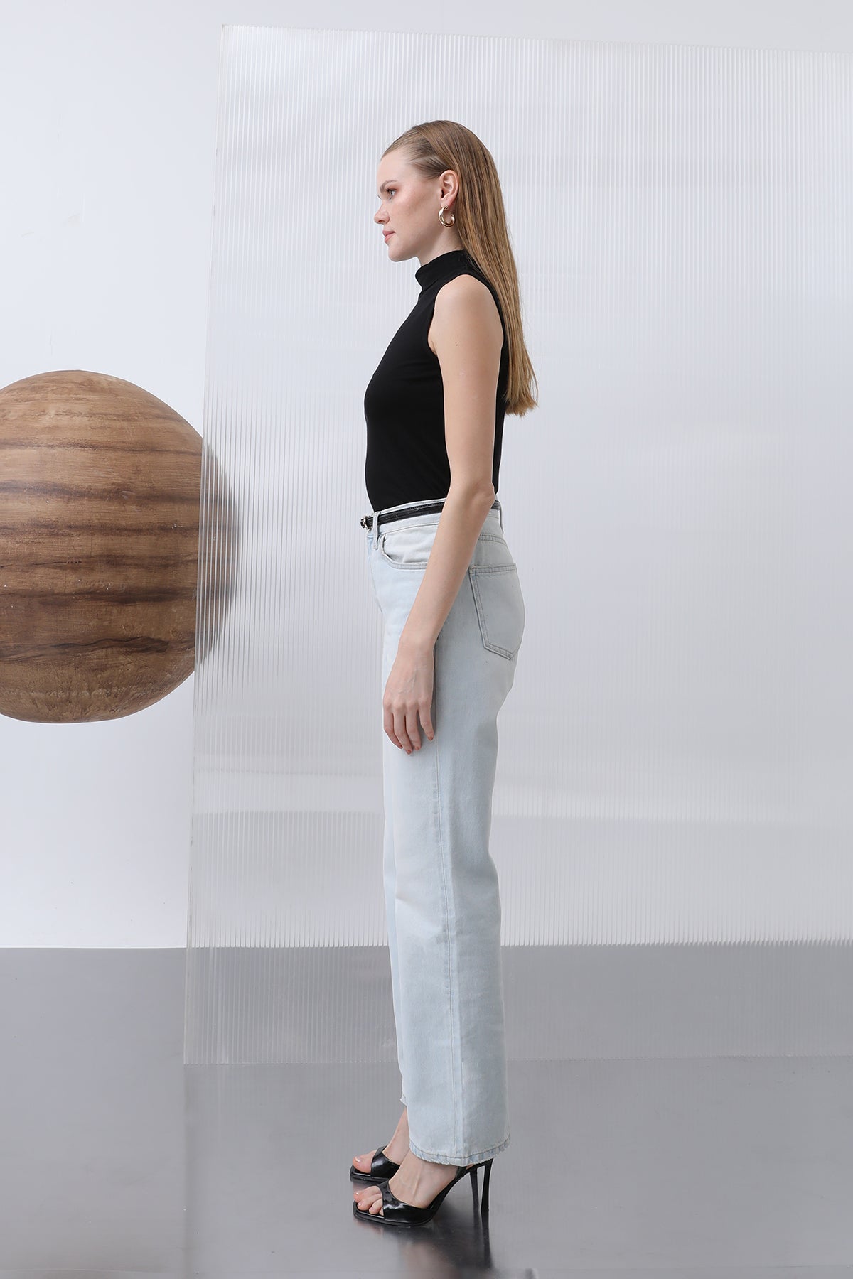 Kadın Sıfır Kollu Boğazlı İçlik - 40005BLZ