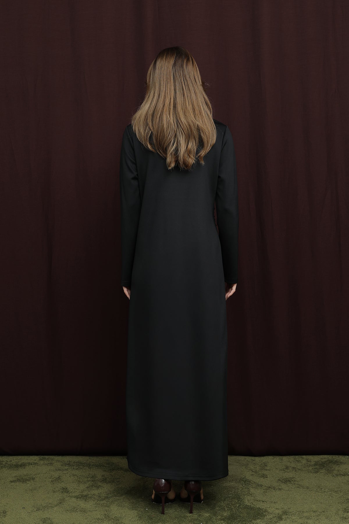 Kadın Dantel Detaylı Elbise - 12653ELB