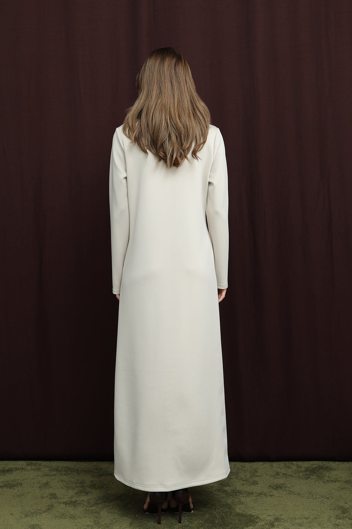 Kadın Dantel Detaylı Elbise - 12653ELB