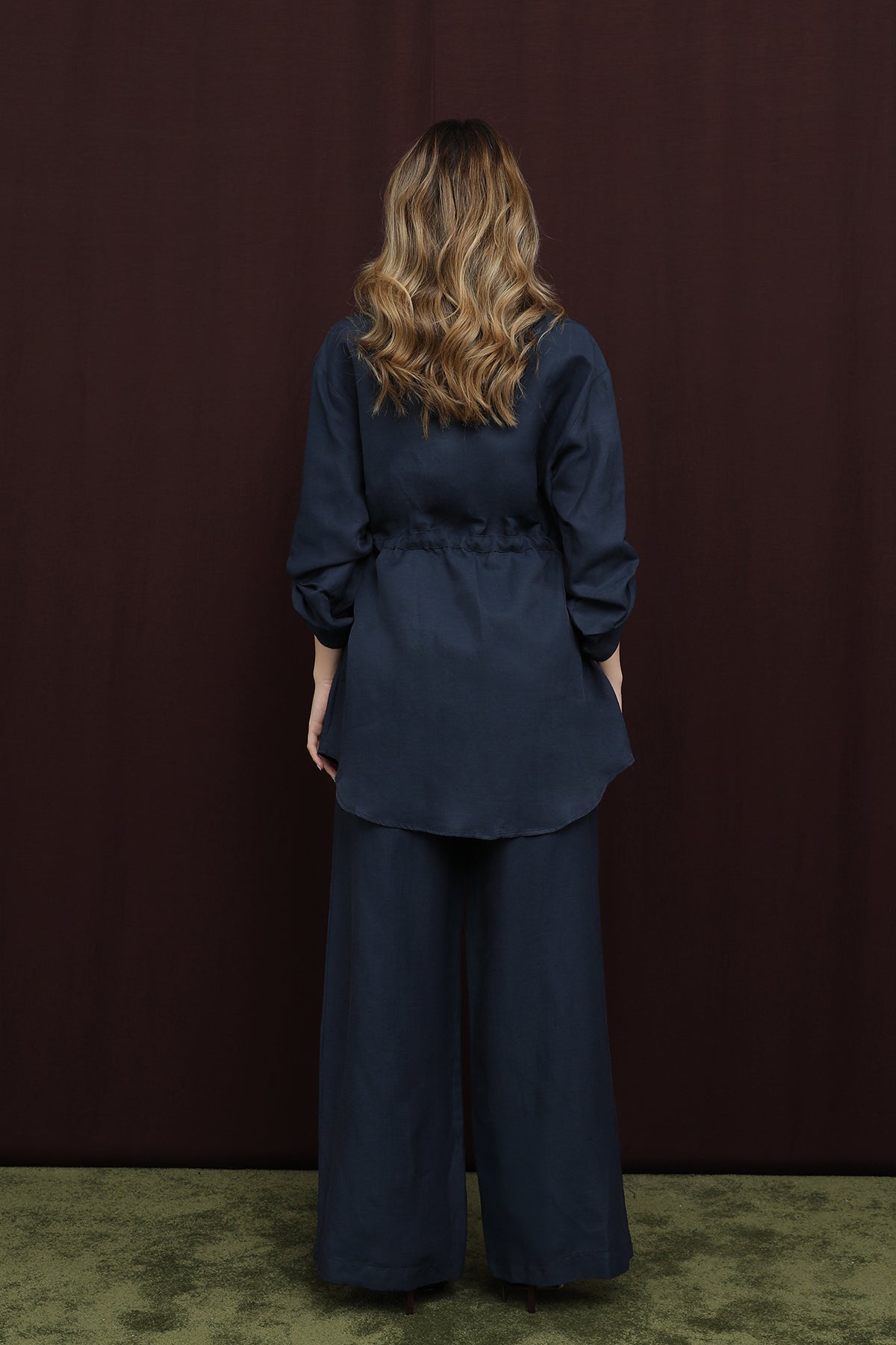 Kadın Cep Detaylı Belden Tünelli Takım - 14378TKS