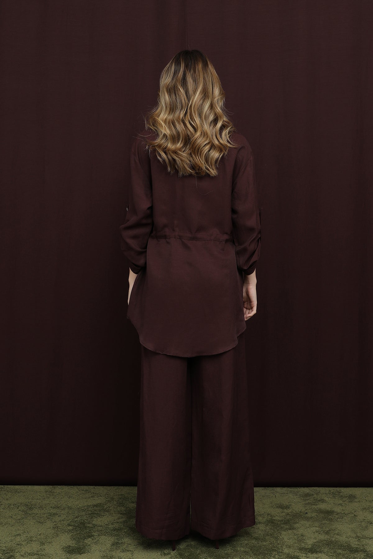 Kadın Cep Detaylı Belden Tünelli Takım - 14378TKS