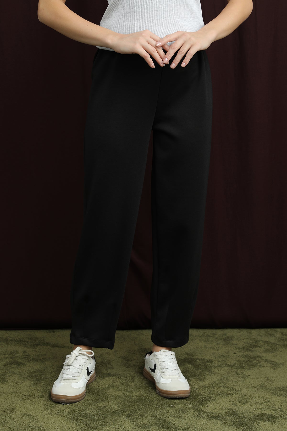 Kadın Paça Detaylı Havuç Pantolon - 18269PNT